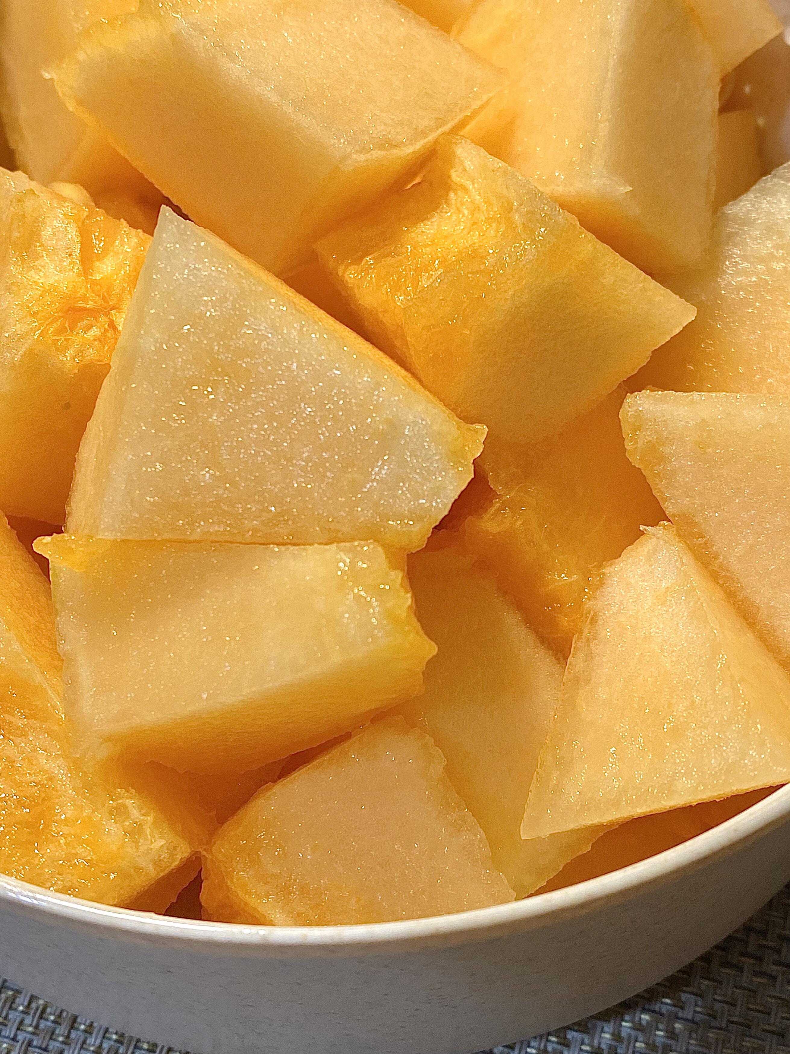 🍈 哈密瓜到货！🍈 纹路清晰像艺术品～切 配图2