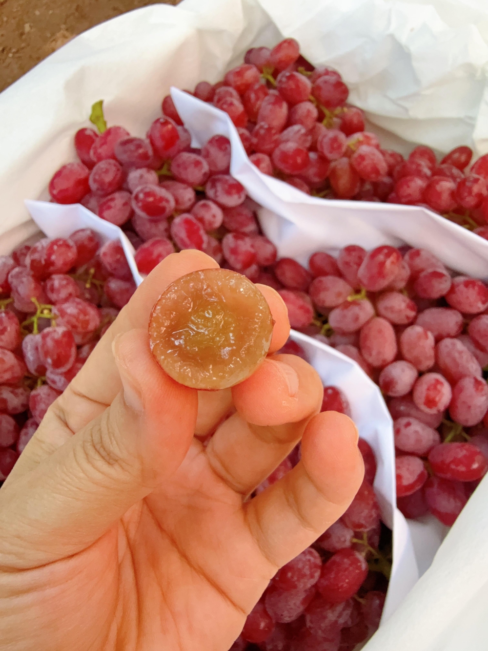 🍇无籽红提突出无籽红提无需吐籽的便捷性， 配图1