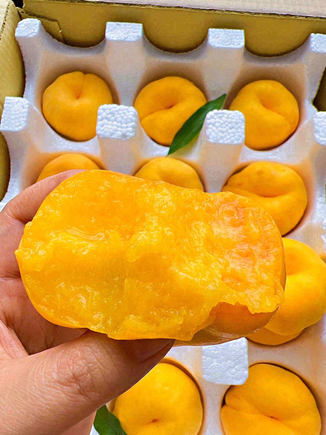 🍑自然成熟，皮变得薄如蝉翼🦋，一撕即可缀 配图1