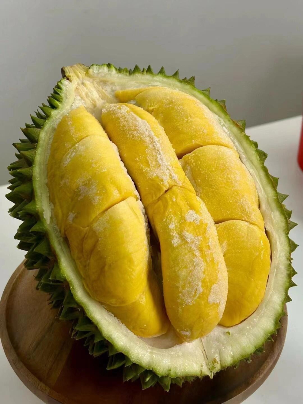 马来西亚猫山王榴莲? ?果肉金黄饱满?果 配图1