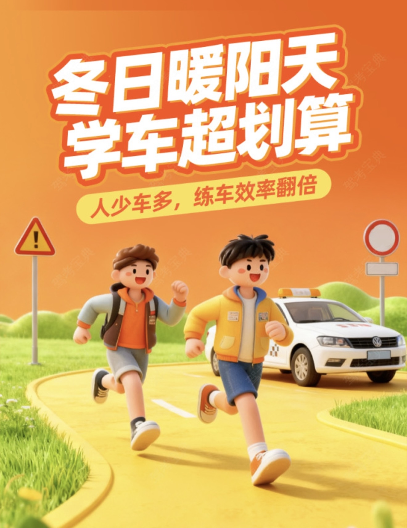 ☀️现在学车天还没冷透，正是学车好时候 
