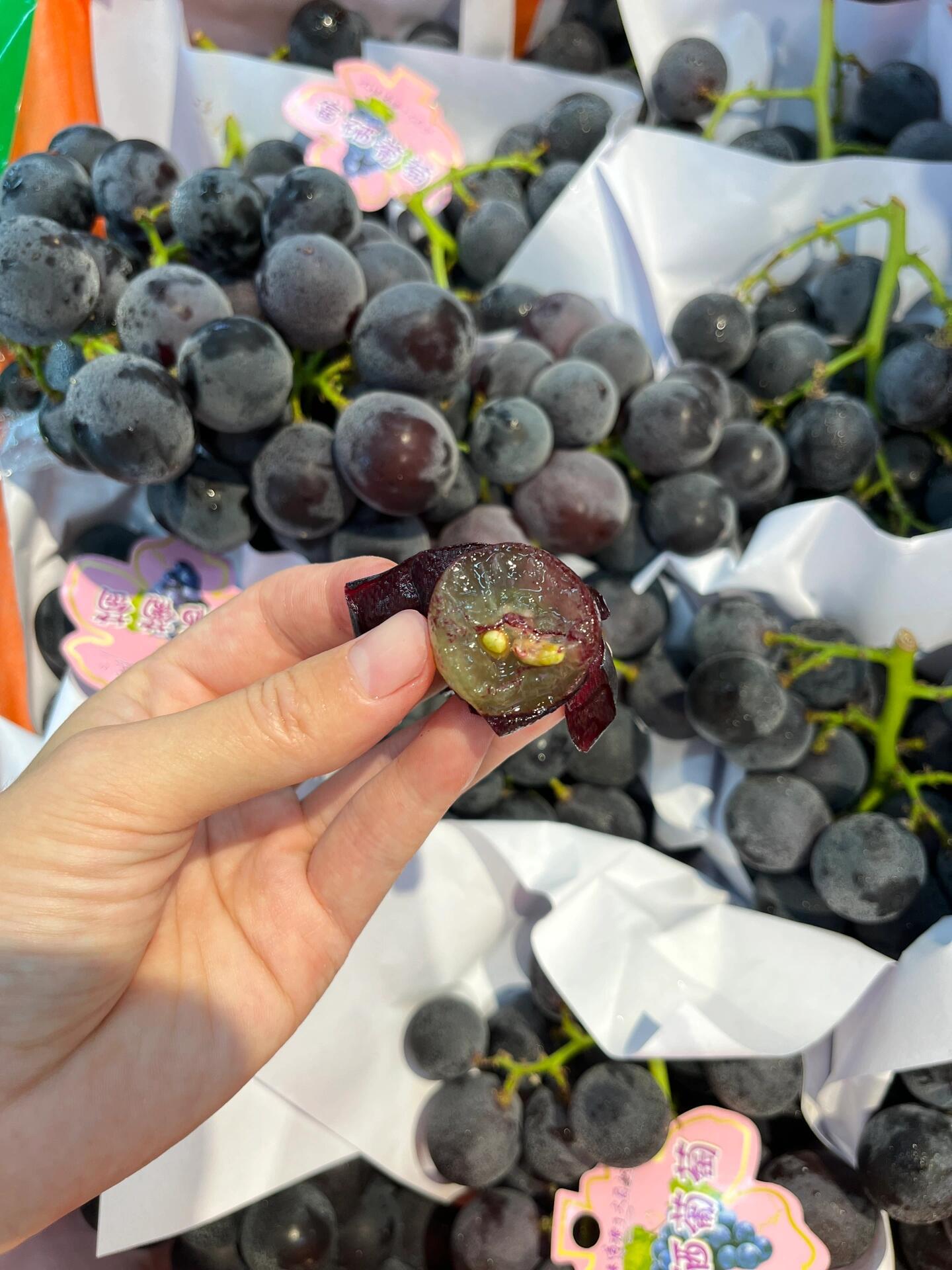 ❤️ 甜蜜推荐👉 巨峰葡萄🍇 一口一颗独 配图3