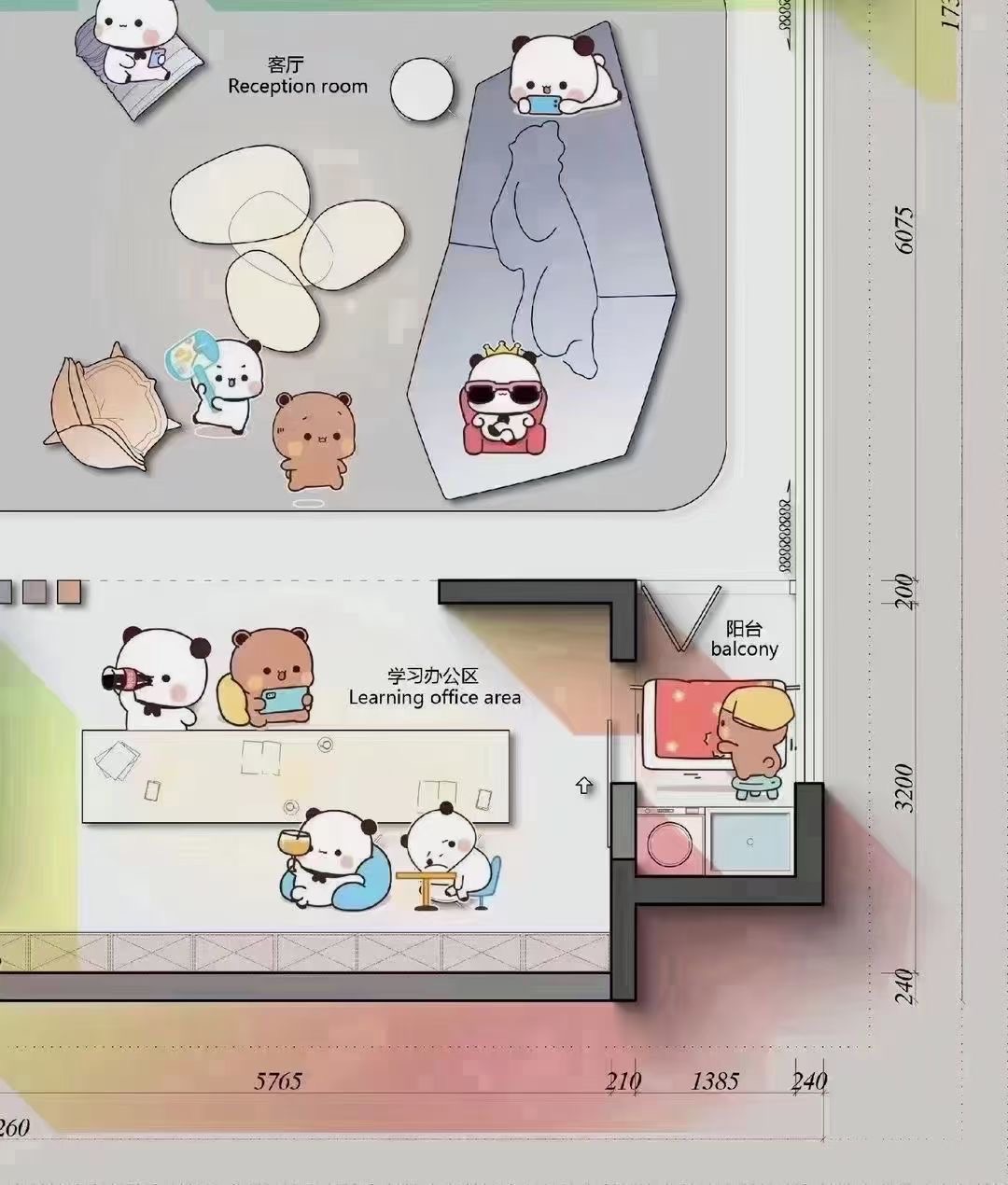 做装修设计就像谈恋爱， 一个图我给你改了一遍又一遍 总联系吧 配图4