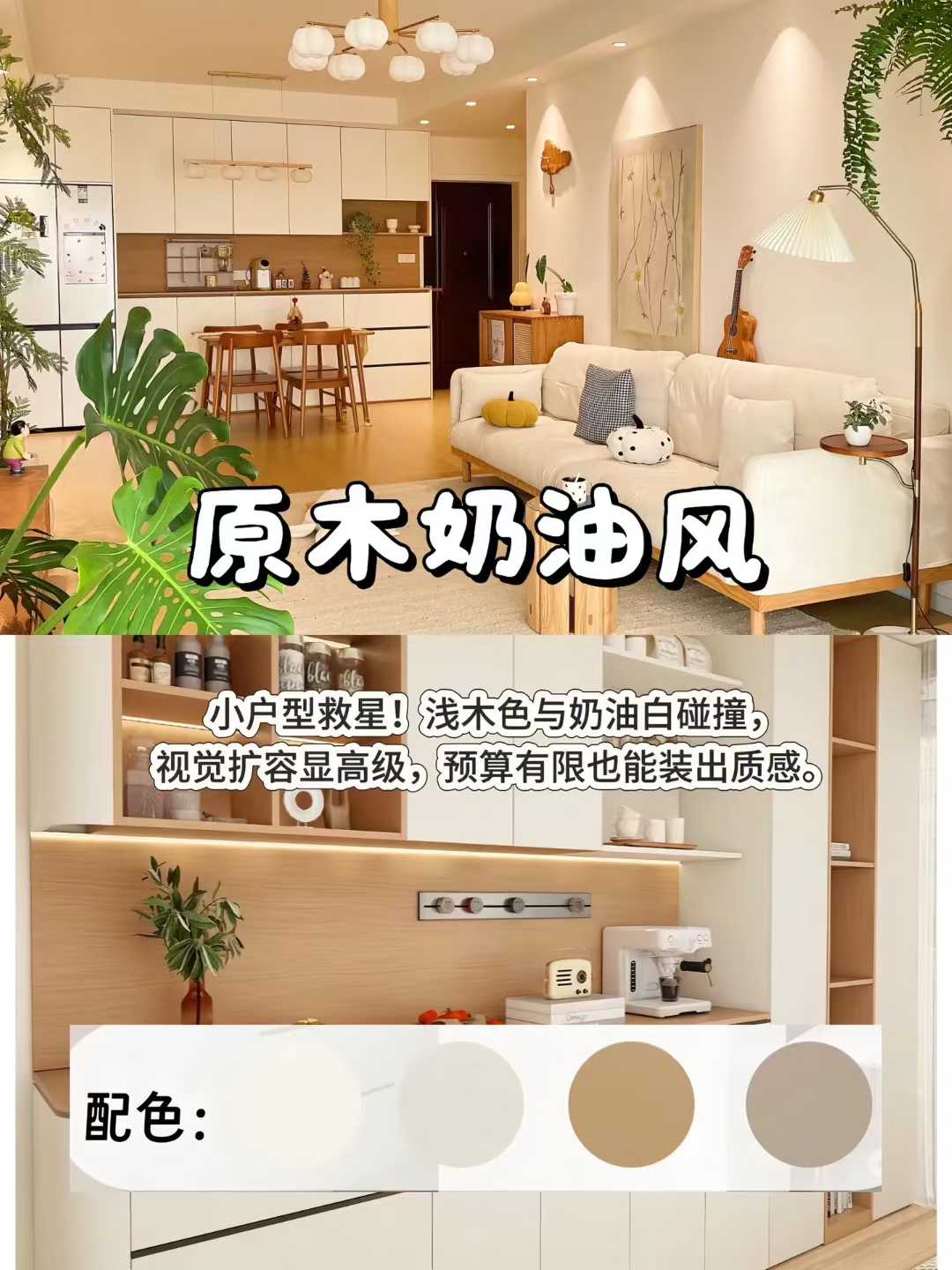 神仙风格闭眼抄不踩雷[色] 最火的奶油风装修风格， 有没有你 配图6