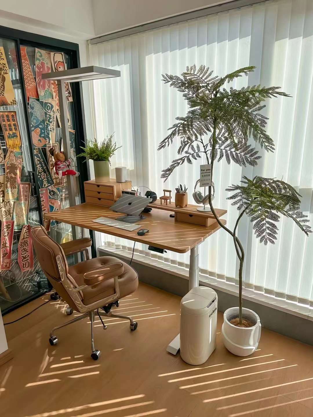 奶油原木风装修 如同一幅温暖的画卷，将优 配图3