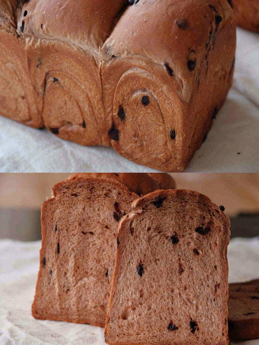 😘口感丰富的巧克力吐司真诱人啊🍞 对于巧 配图2
