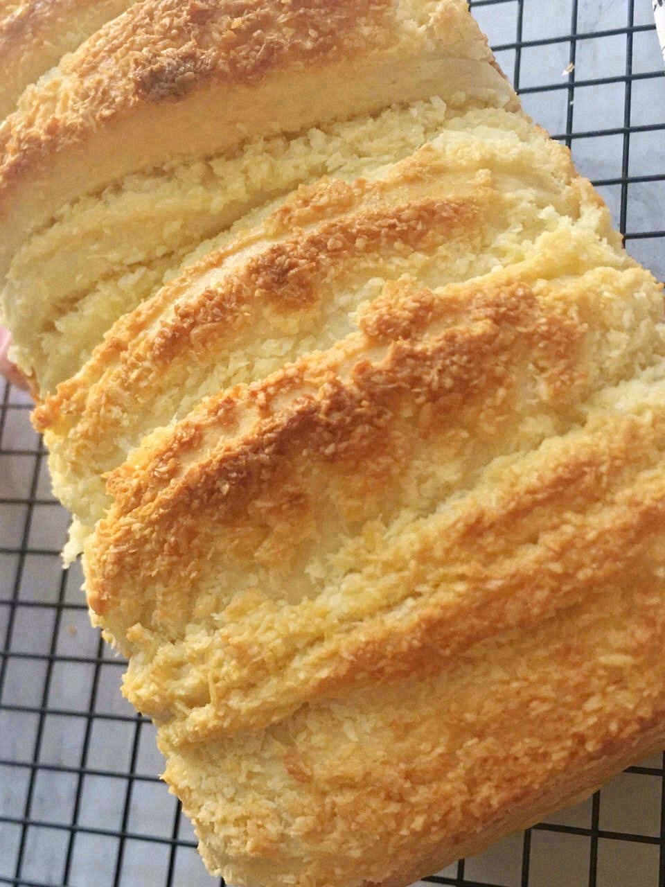 🌴椰蓉吐司非常松软🍞，面包里面裹着香甜又 配图3