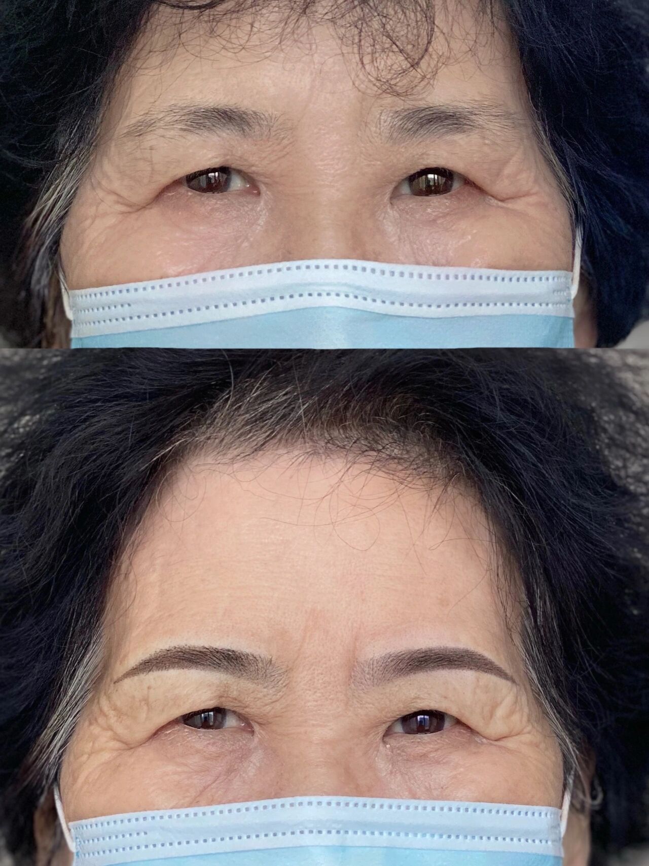 带妈妈做个眉毛吧 辛苦了一辈子…… 也让