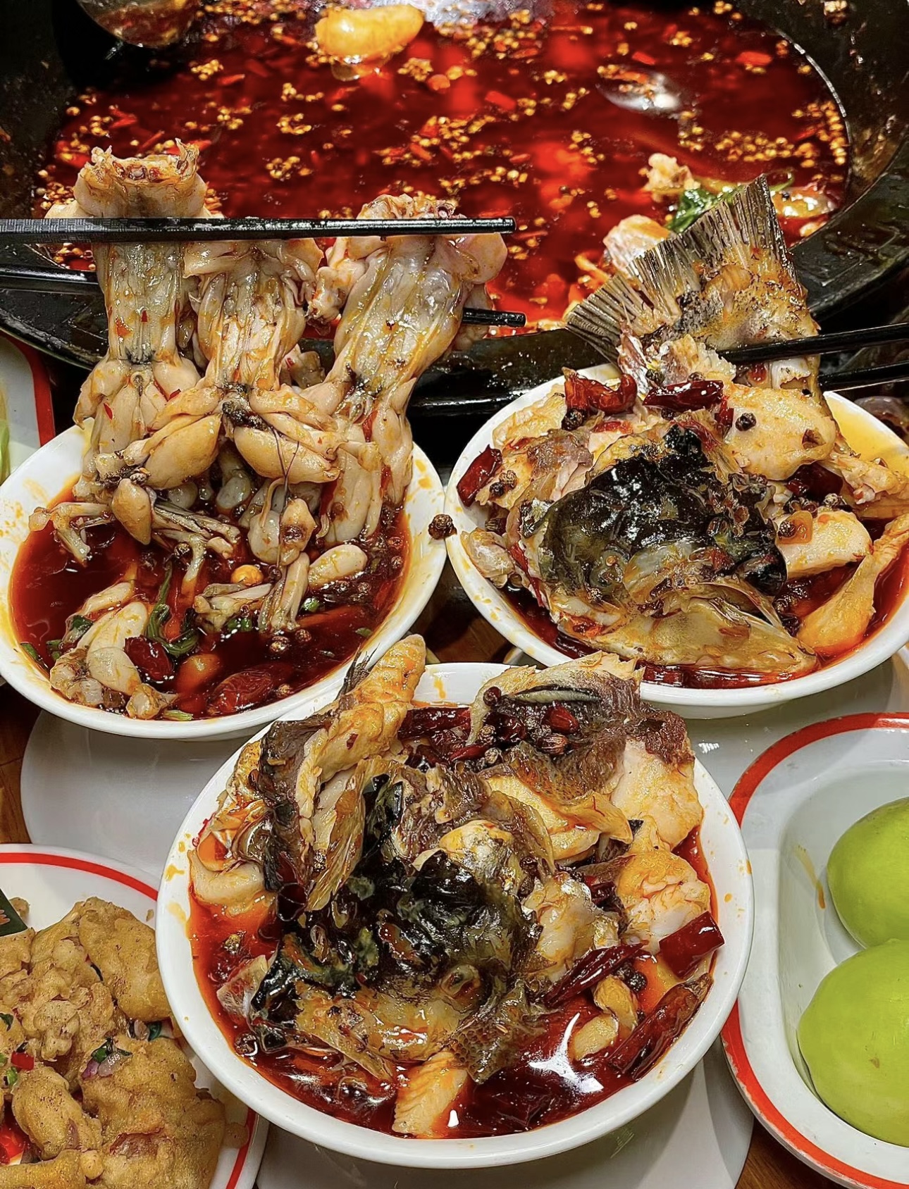 美蛙鱼火锅，美蛙鲜嫩，鱼肉爽滑，麻辣鲜香 配图3