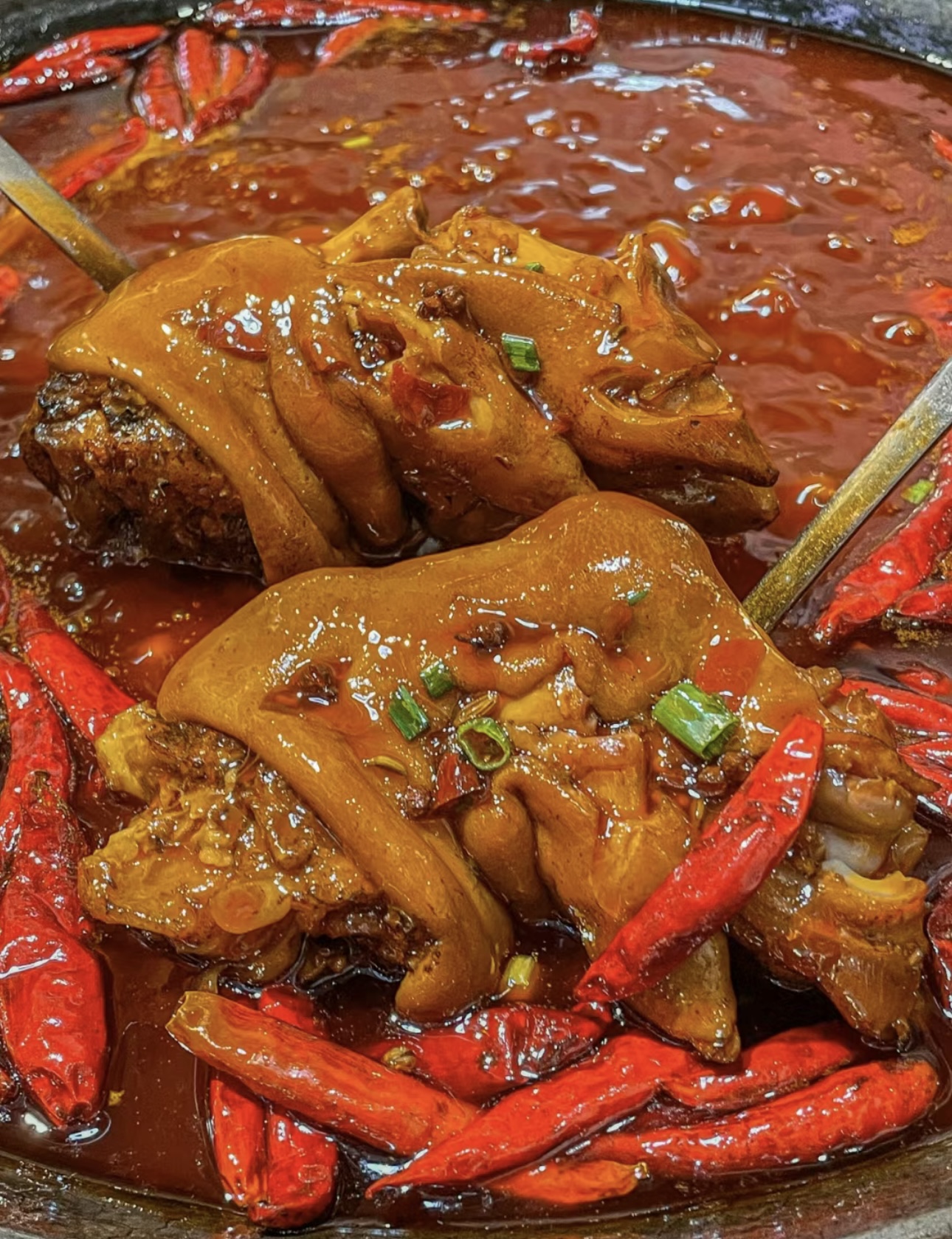 邂逅美味猪蹄火锅！猪蹄在锅中炖煮得软糯入 配图2