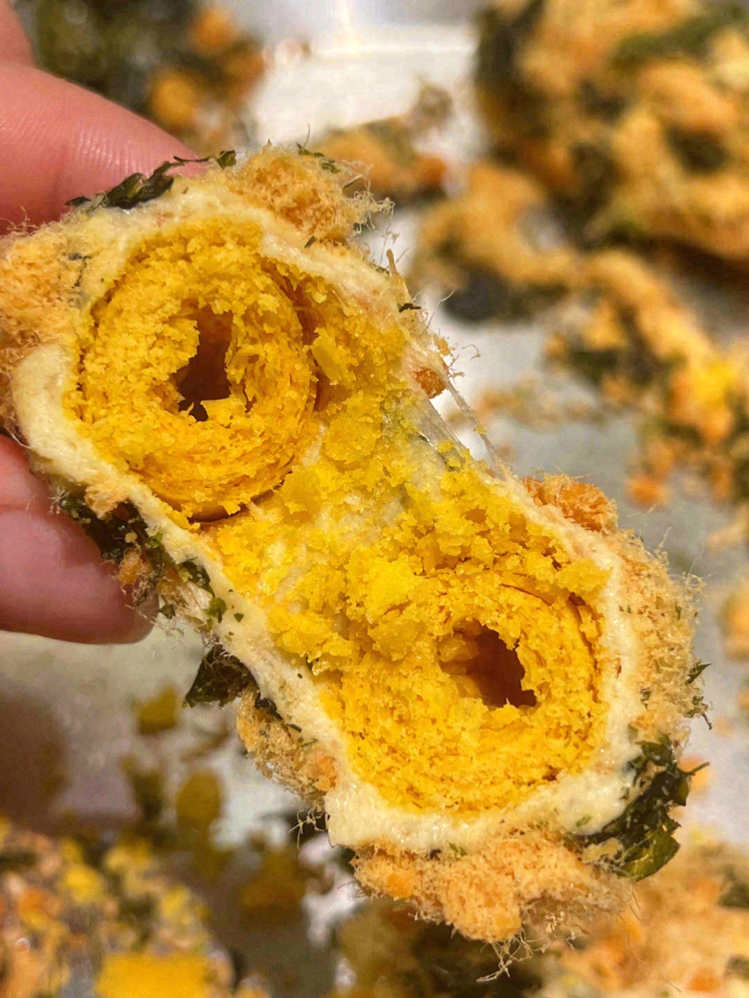 👉肉松卷有一种特别的吸引力💕，✨咸味、✨ 配图1