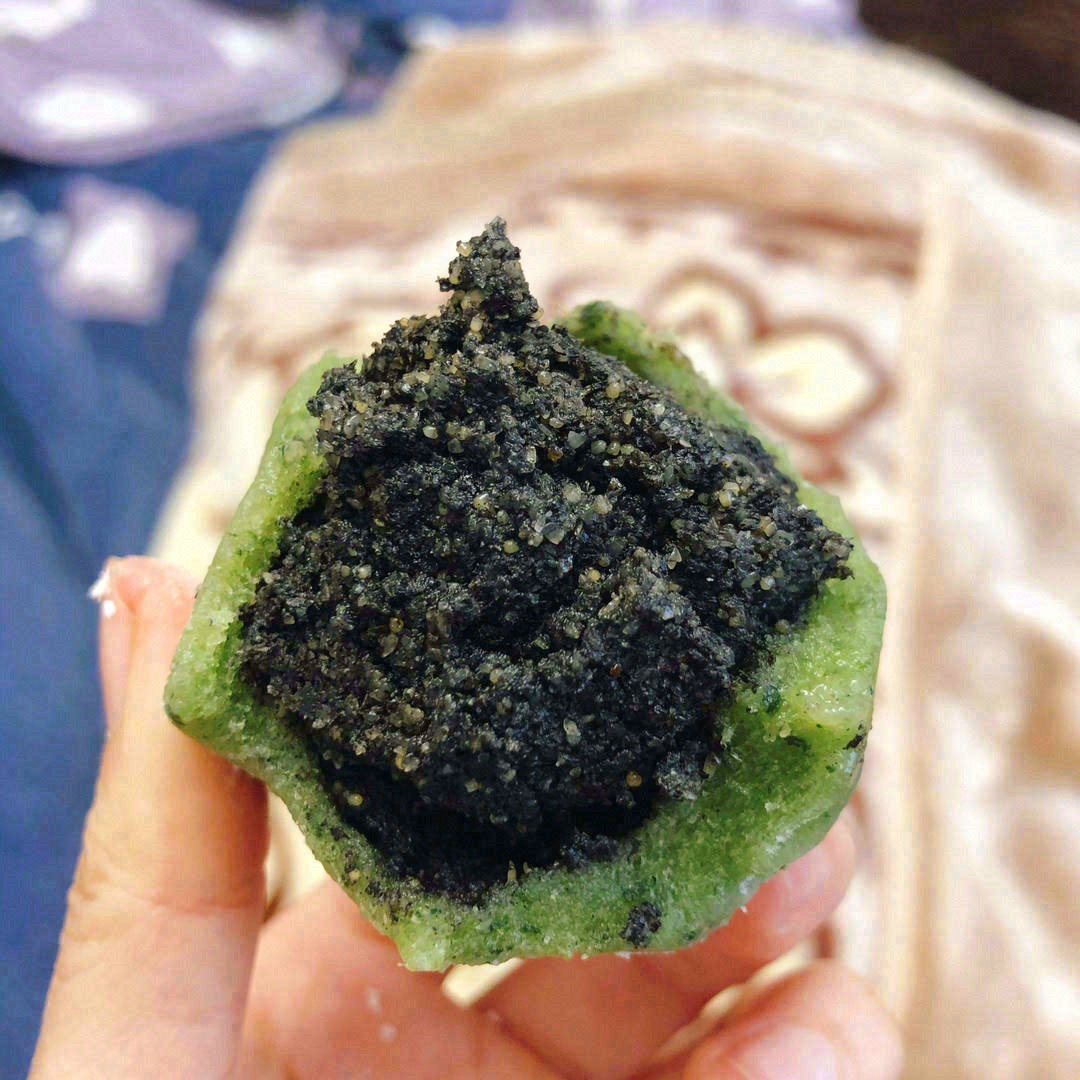 🌾黑芝麻青团，爱的不得了🧡 黑芝麻散发出 配图1