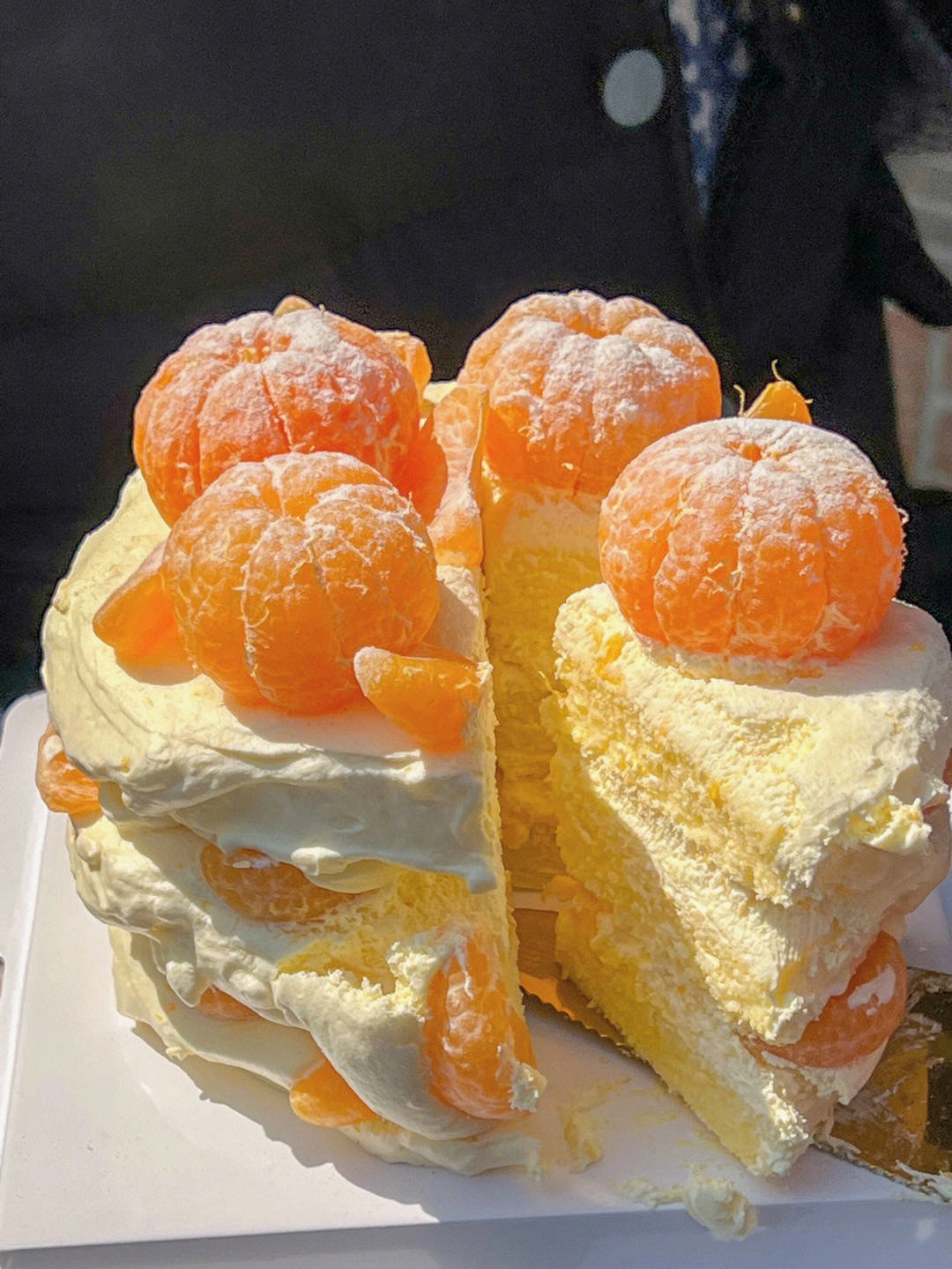 🍰蛋糕胚搭配橘子果肉🍊奶油细腻丝滑、入口 配图2