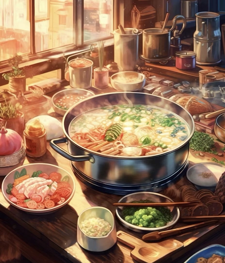 温暖的火锅汤底，丰富的食材选择，加上亲朋 配图3