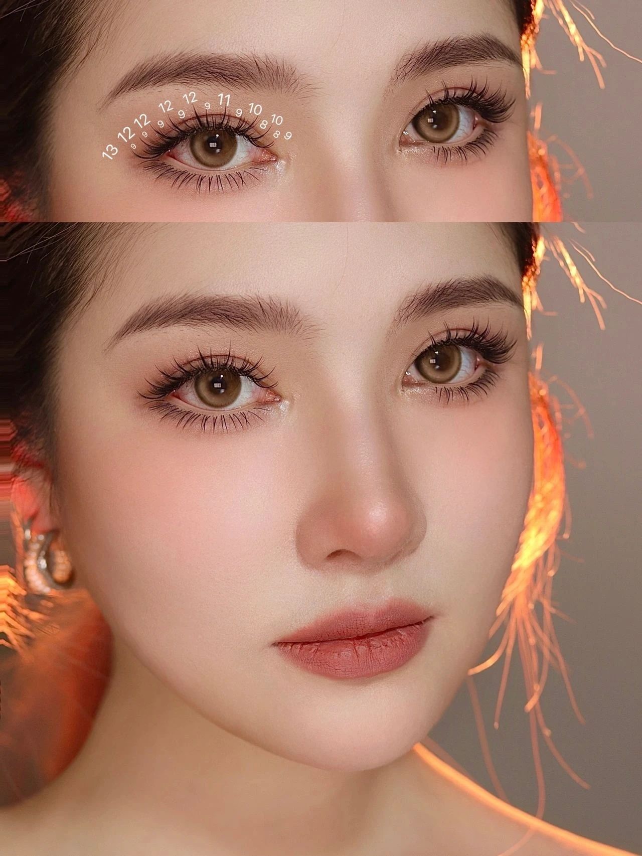这个睫毛，我可以看一天👀 看起来排列很简