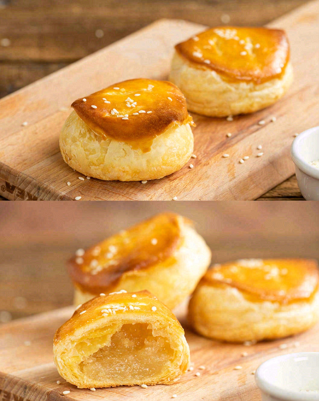 🥞油酥层层松软，薄如棉纸，外皮焙至金黄💛 配图1