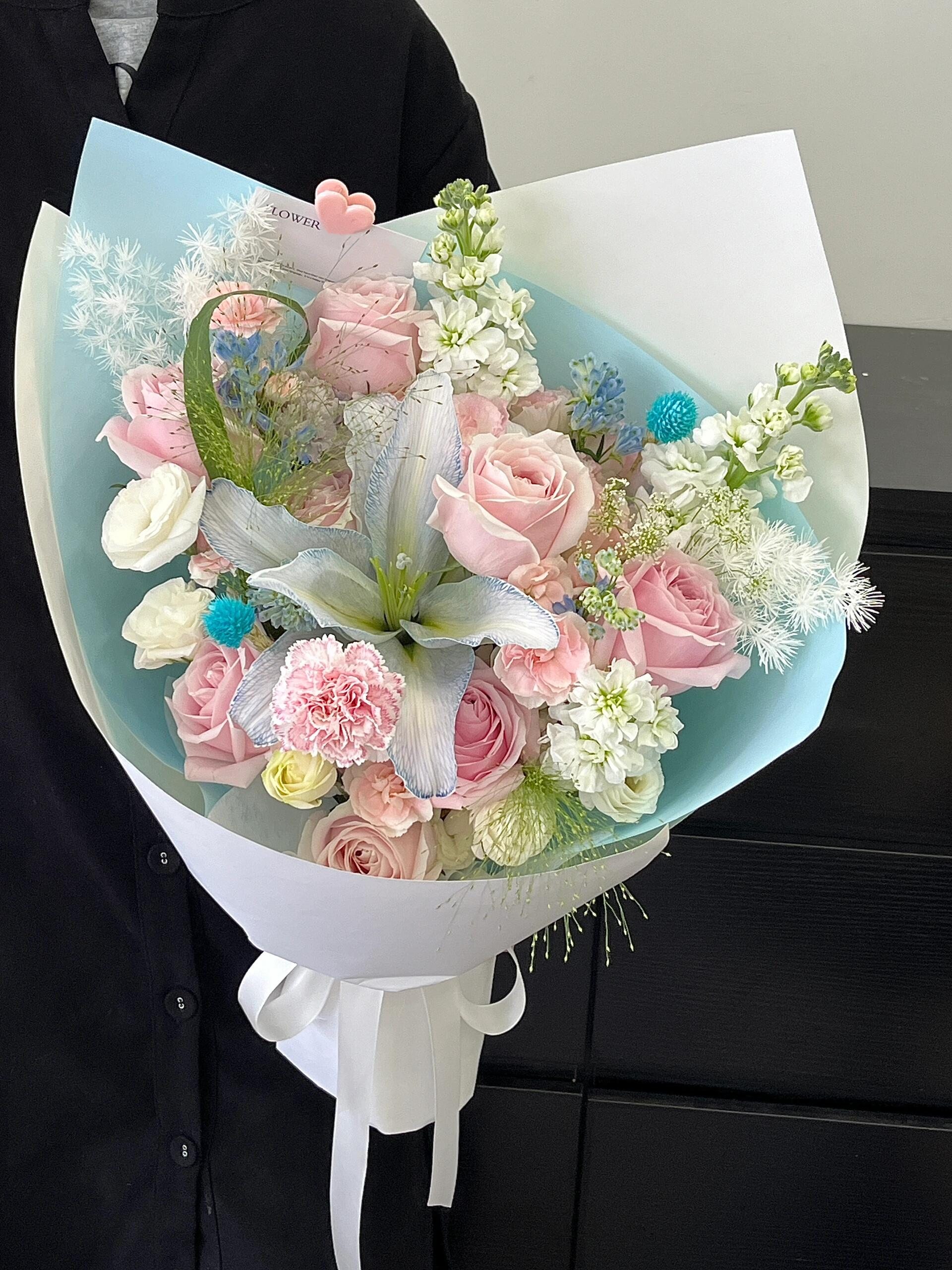 520花束💐 赶上合适 碰上认真💗💙 遇 配图2