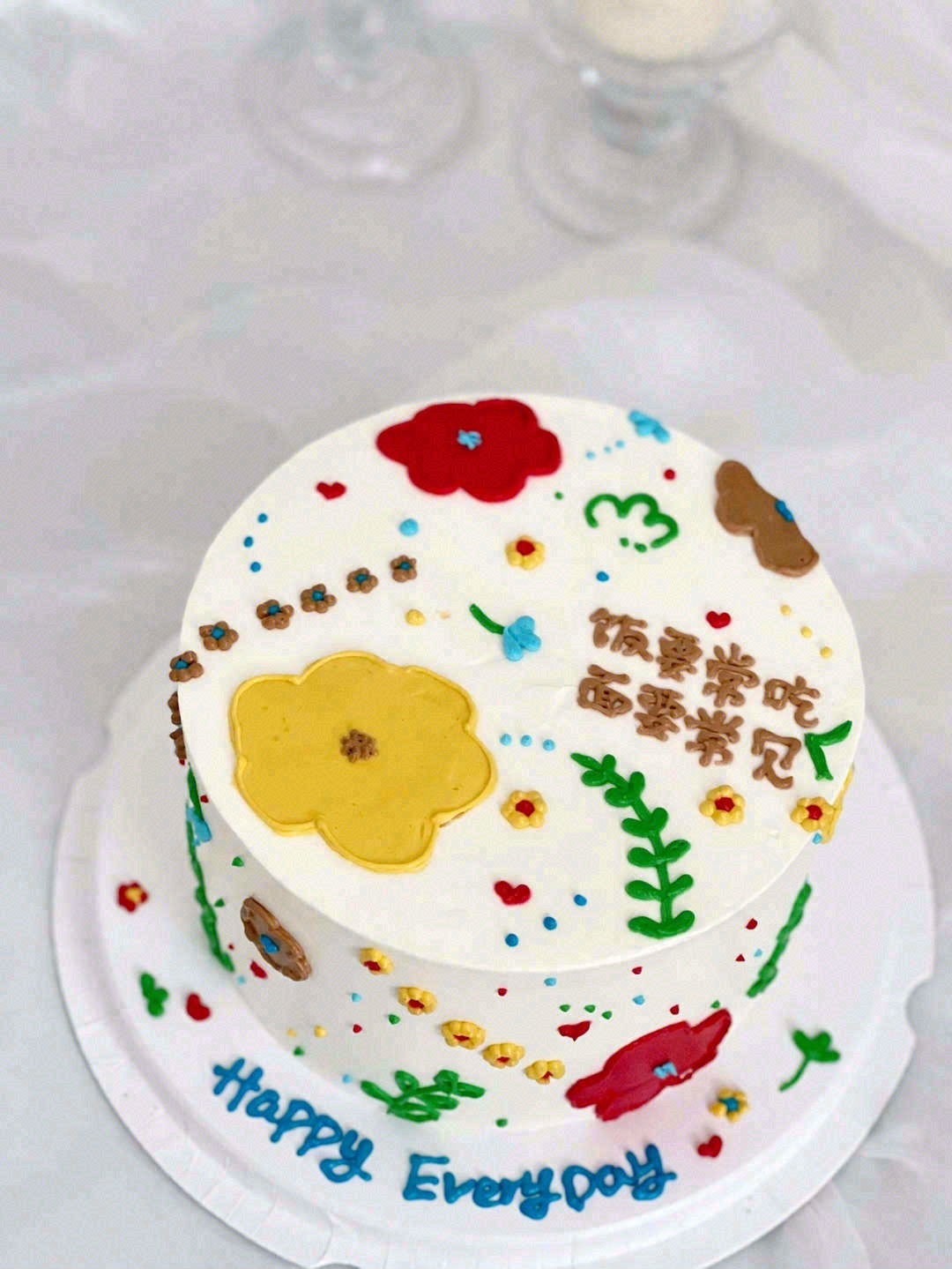 🌤天朗气清，惠风和畅，宜吃蛋糕🍰#手绘蛋 配图1