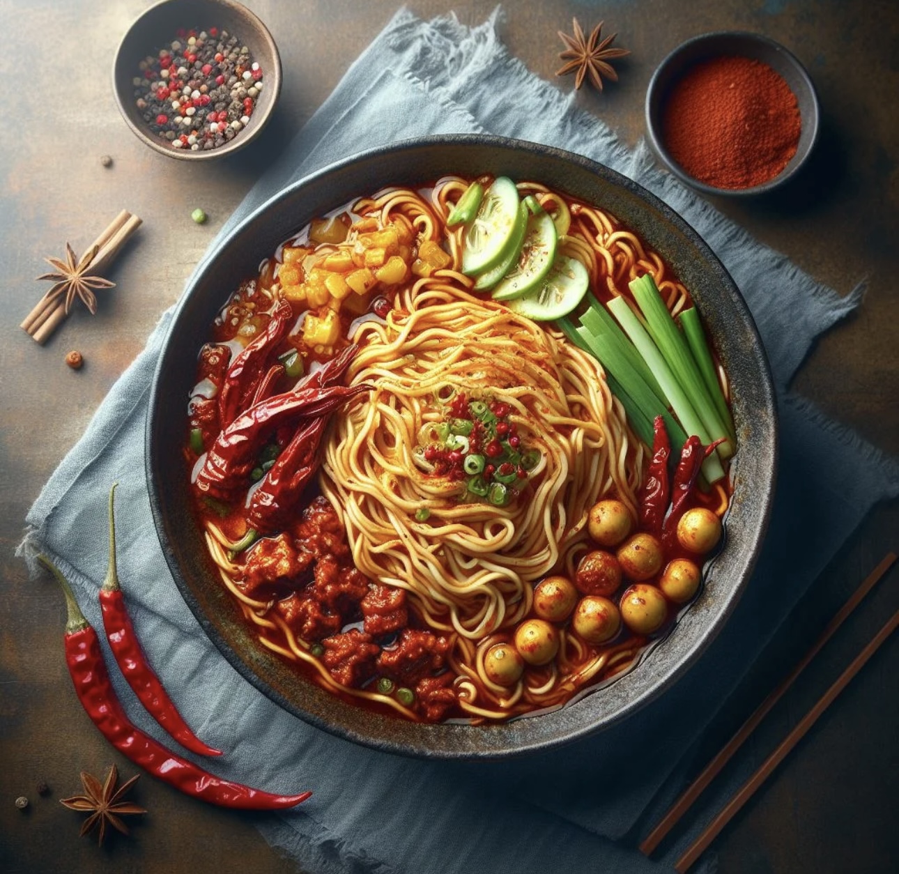 🍜这家面馆，真的绝了🤩！ 每一根面条都充 配图3