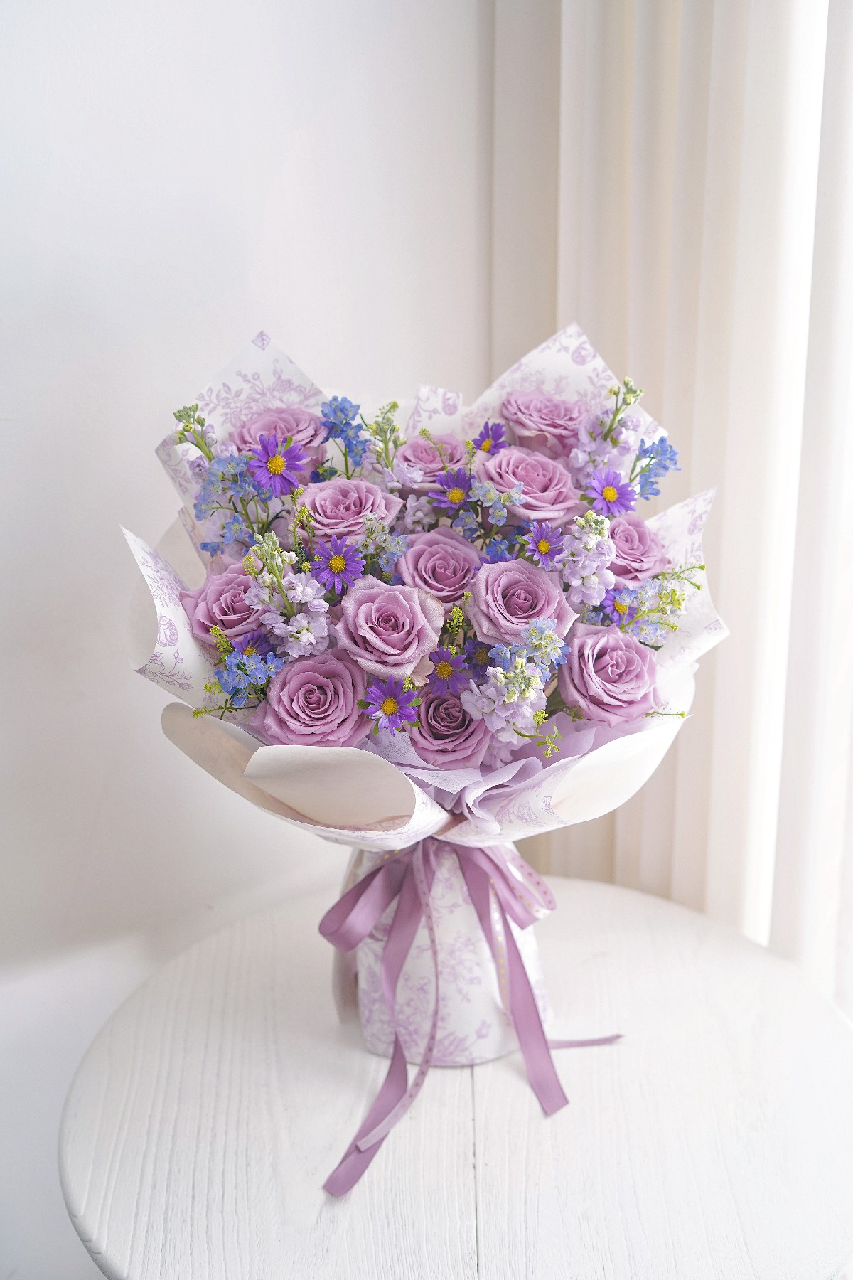 如果浪漫有颜色💐 那她💜一定是紫色 你说 配图2