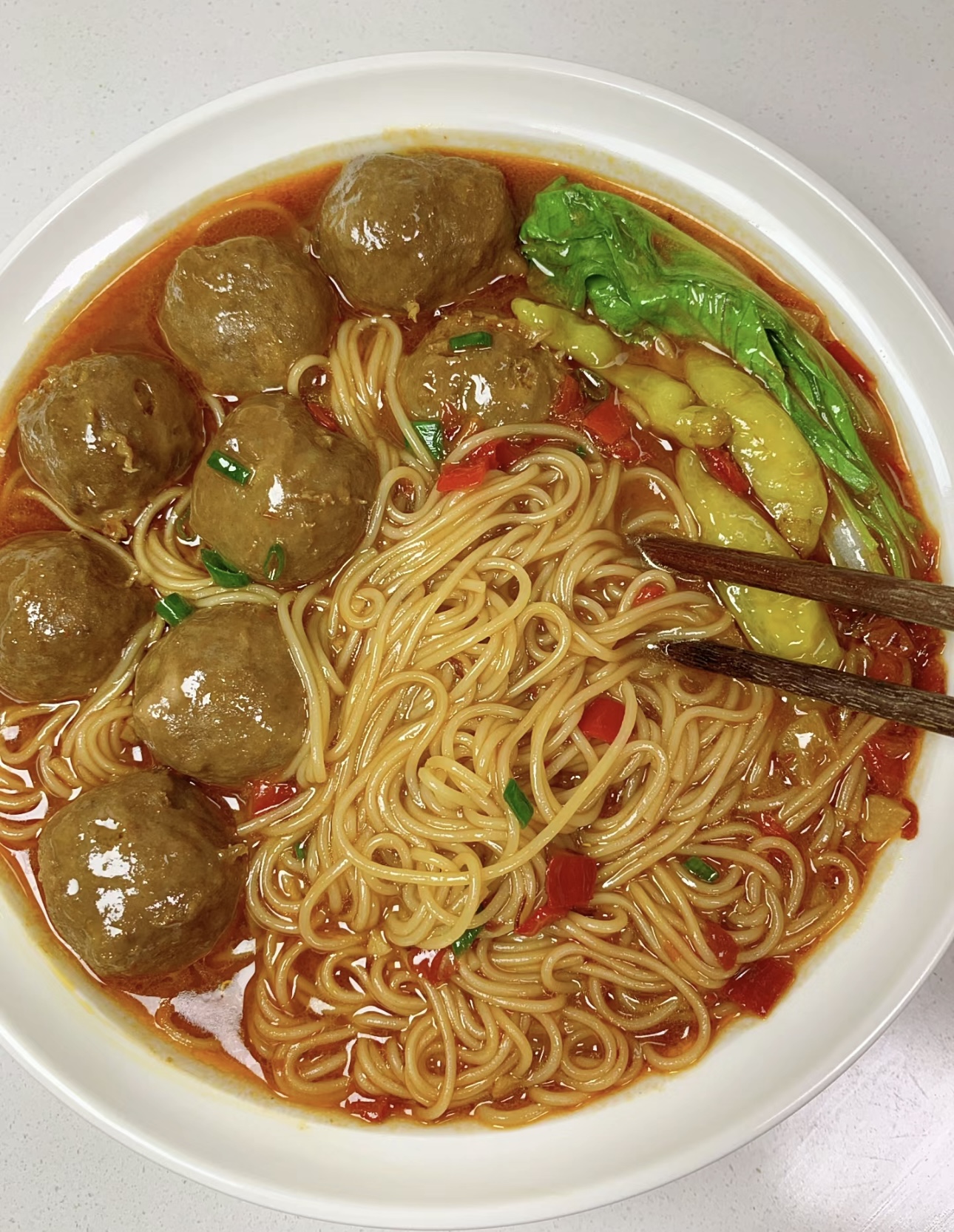 牛肉丸汤面，热情四溢的美味风暴！弹牙的牛 配图2
