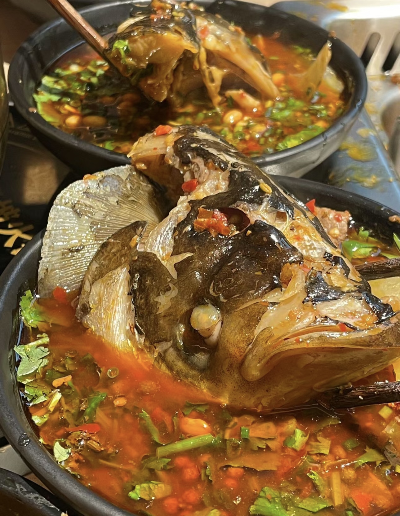 👀新鲜的大鱼头，满满的胶原蛋白👀！ 🥘搭 配图1