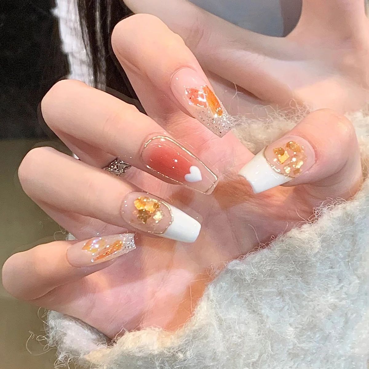 冰透温柔系美甲 色彩缤纷🌈上手超闪亮 是