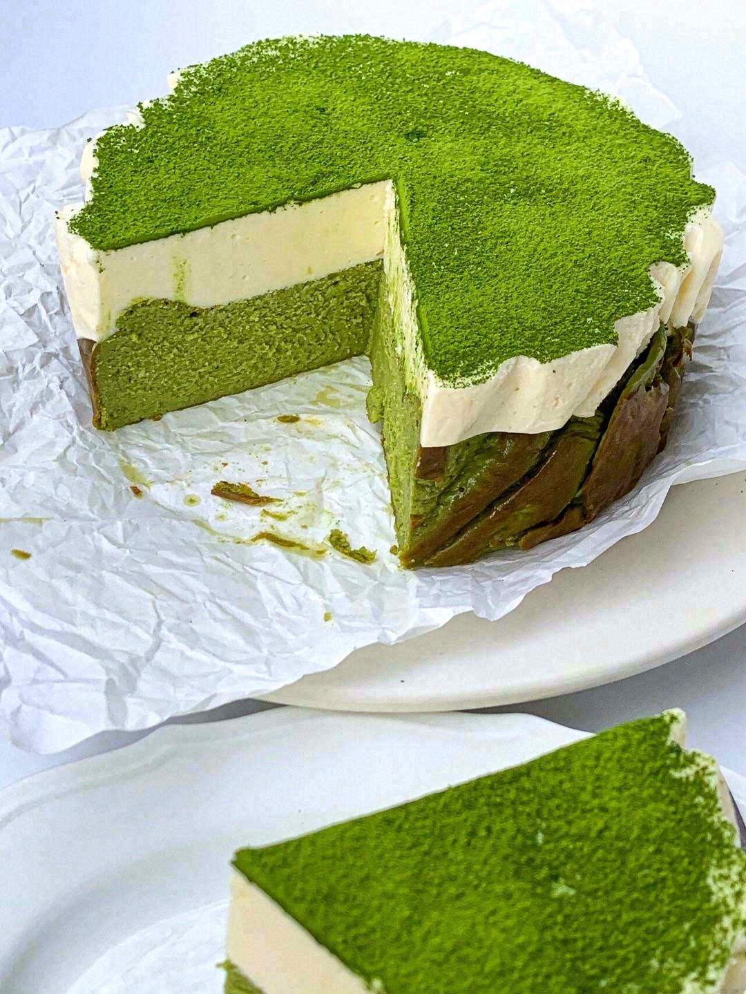🍰 夏日清新甜品之抹茶的嫩绿 🍃不经意感 配图2