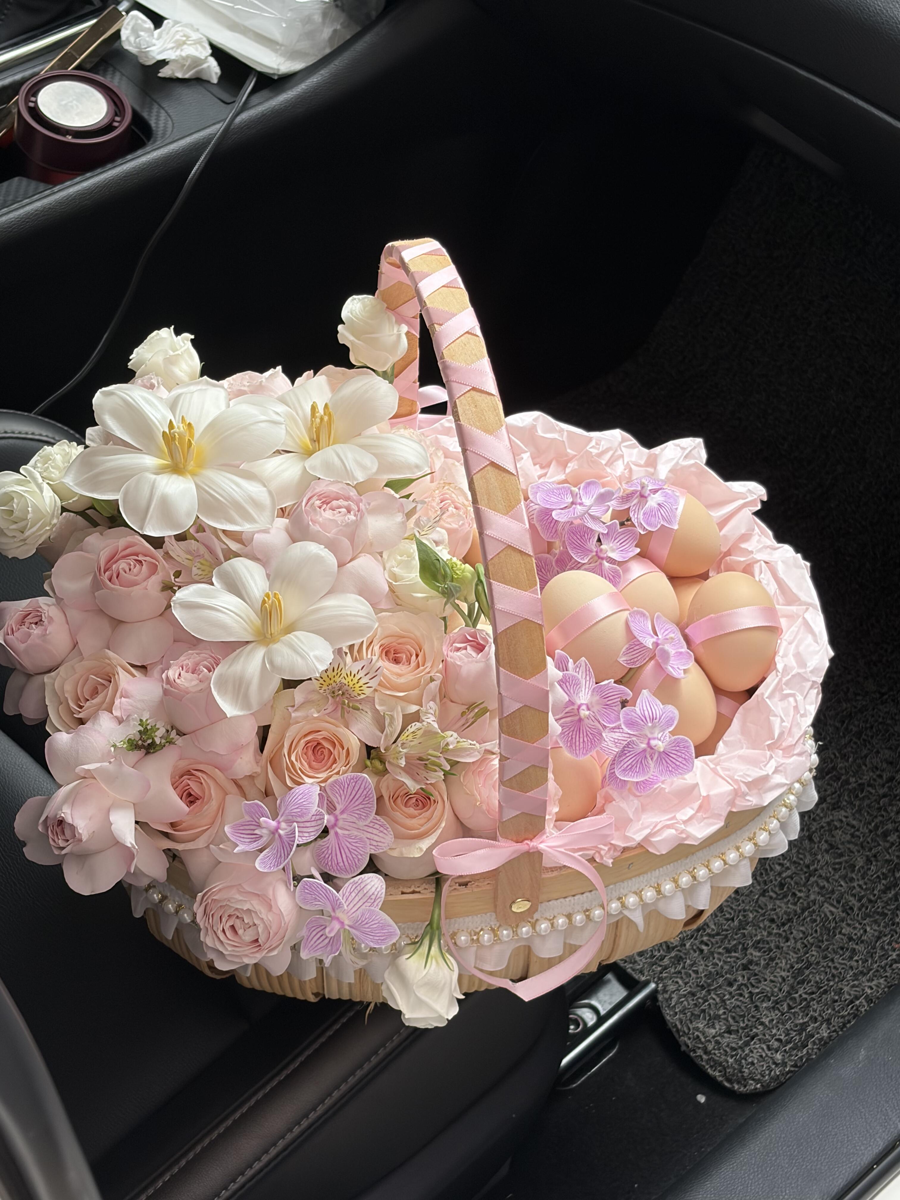 鸡蛋手提花篮🌸 把烟火气的🌸温暖拧回家  配图2