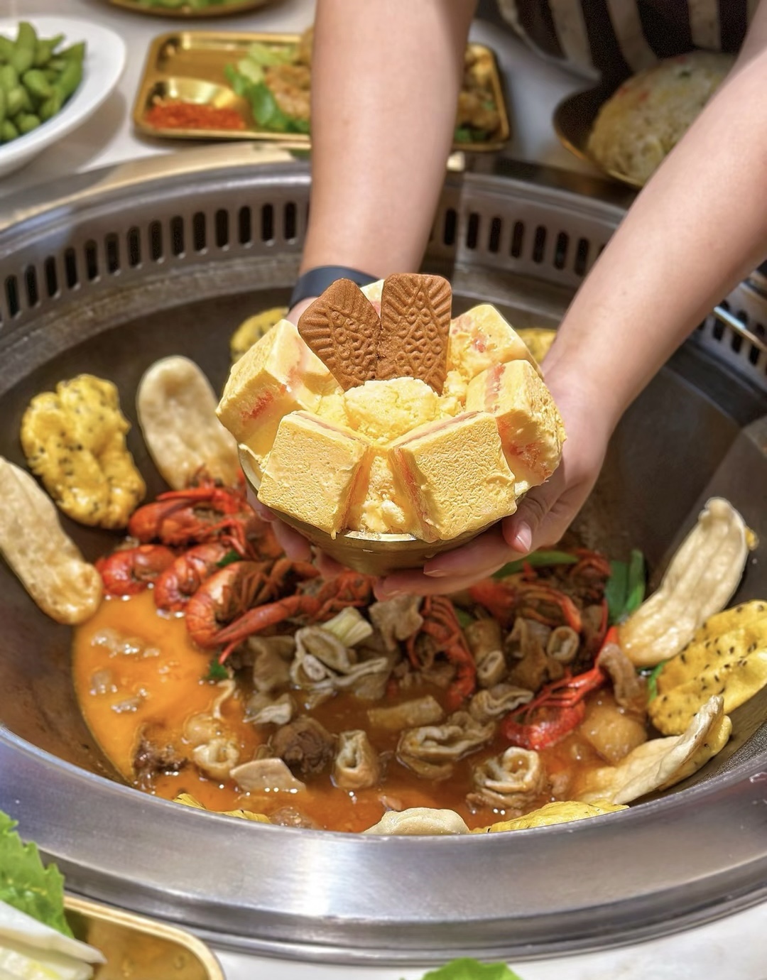 满满锅鸡肉，大块入味，还有🦞还可以加干豆 配图3