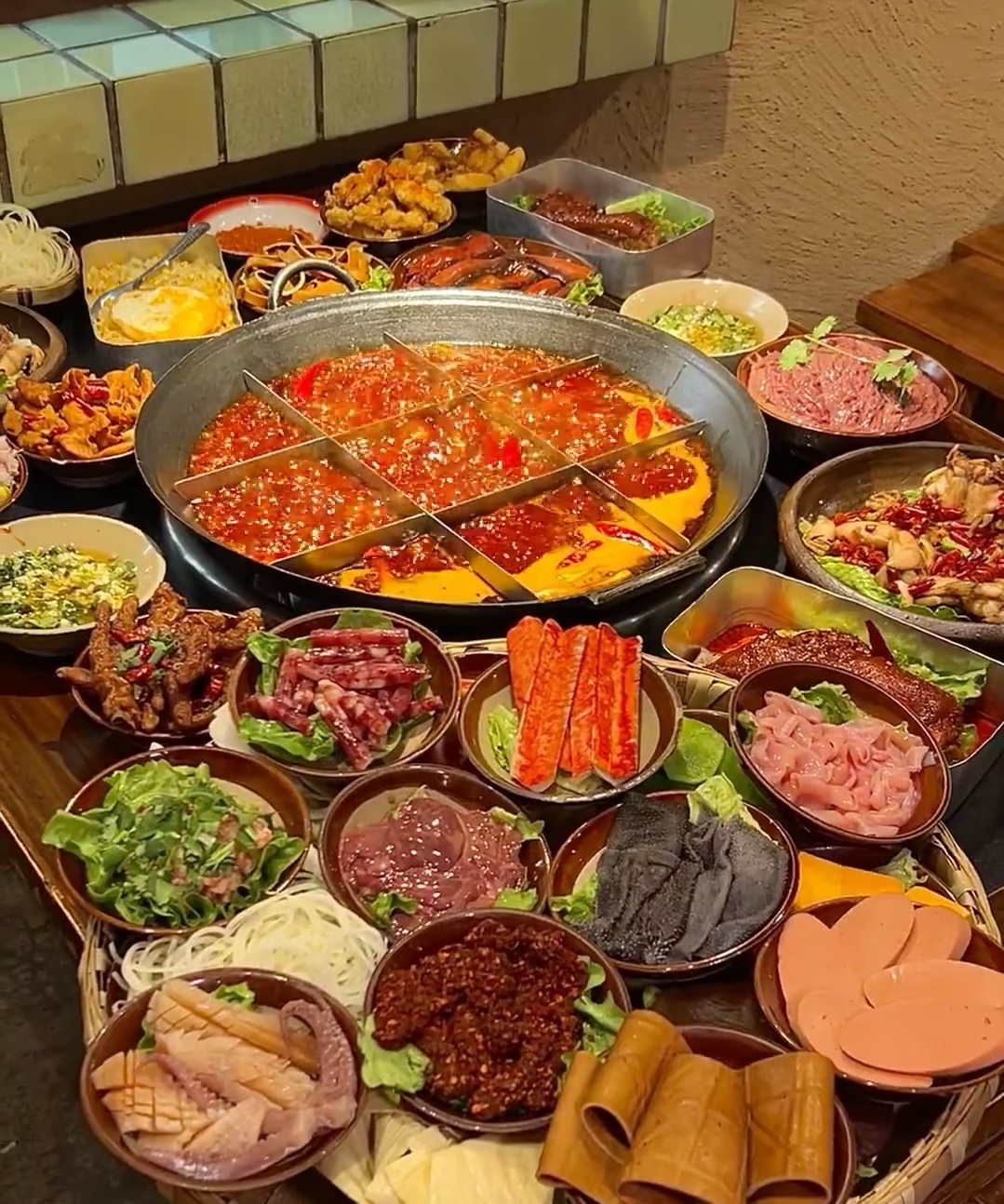 热情的火锅，温暖你的心！⑤新鲜的食材，加 配图1