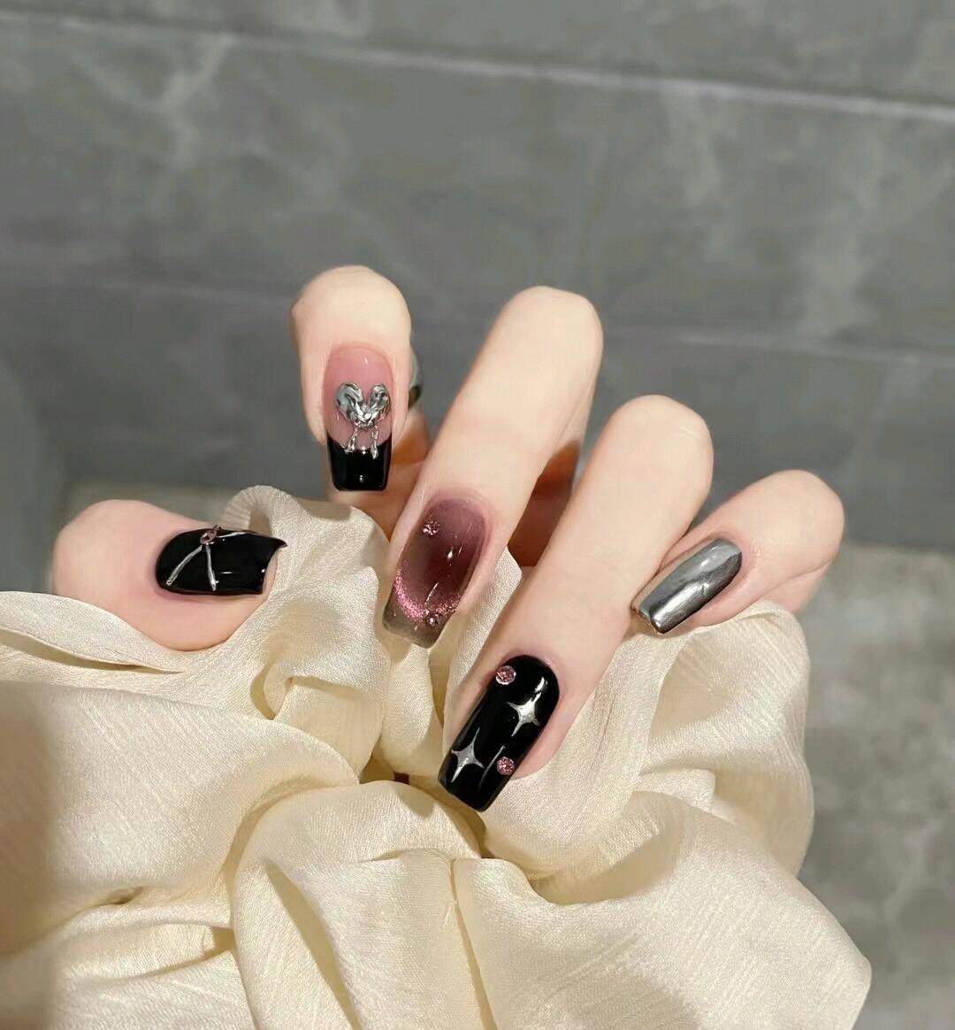 甜酷风小众拽姐美甲💗 女孩一定要安利给你