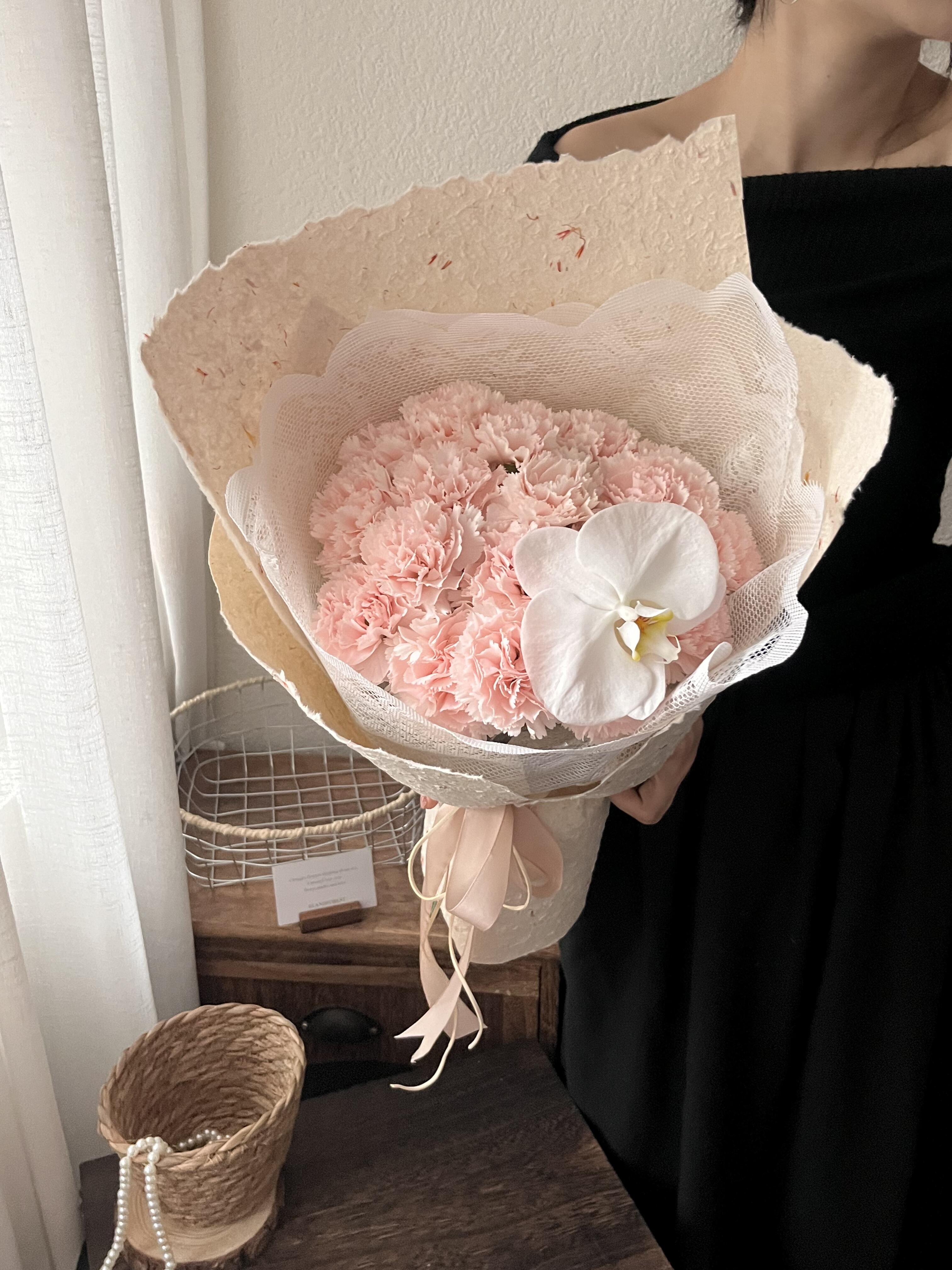 母亲节花束💐 如果爱在心口难开 担心💗词 配图3
