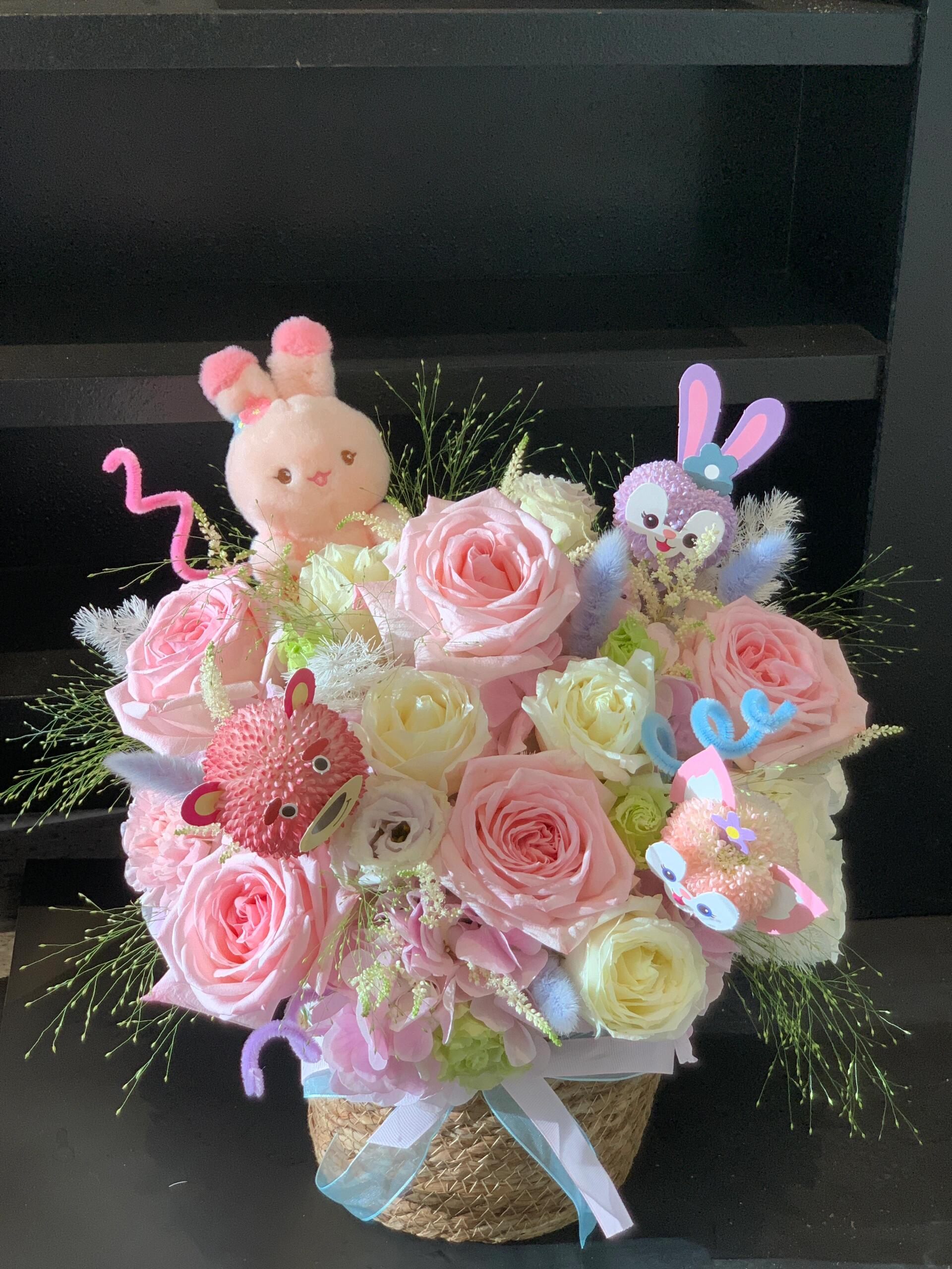 儿童节要到啦👶 这花篮就像童话世界的礼物 配图1