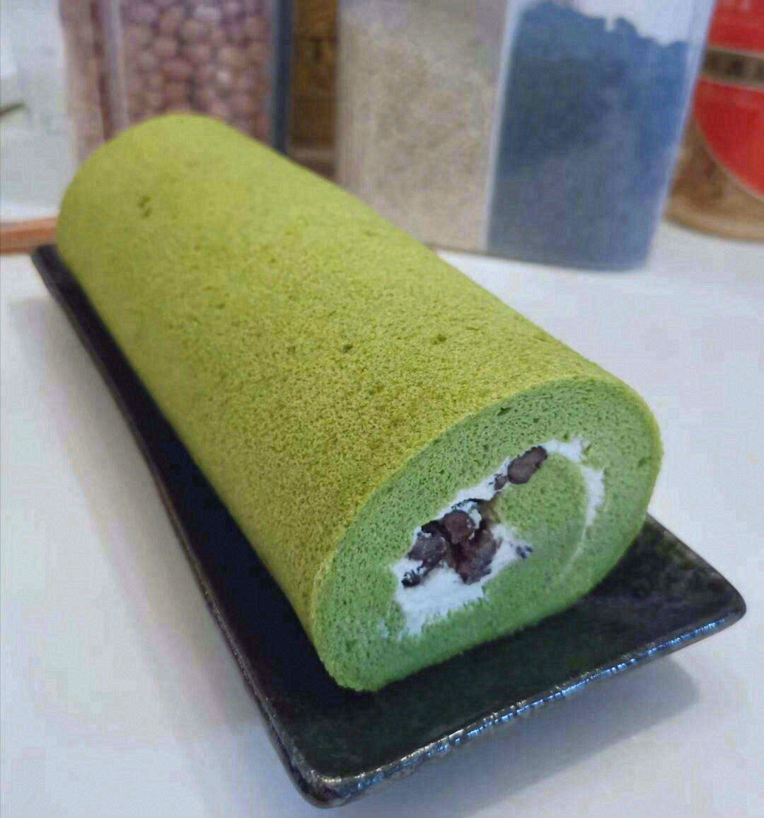 👆抹茶卷卷是超柔软细腻的抹茶味烫面卷🍥  配图3