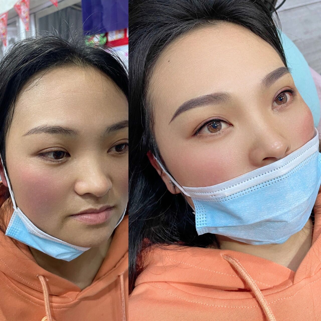 眉毛、美瞳线即刻效果 ❥做眉毛就要美的自