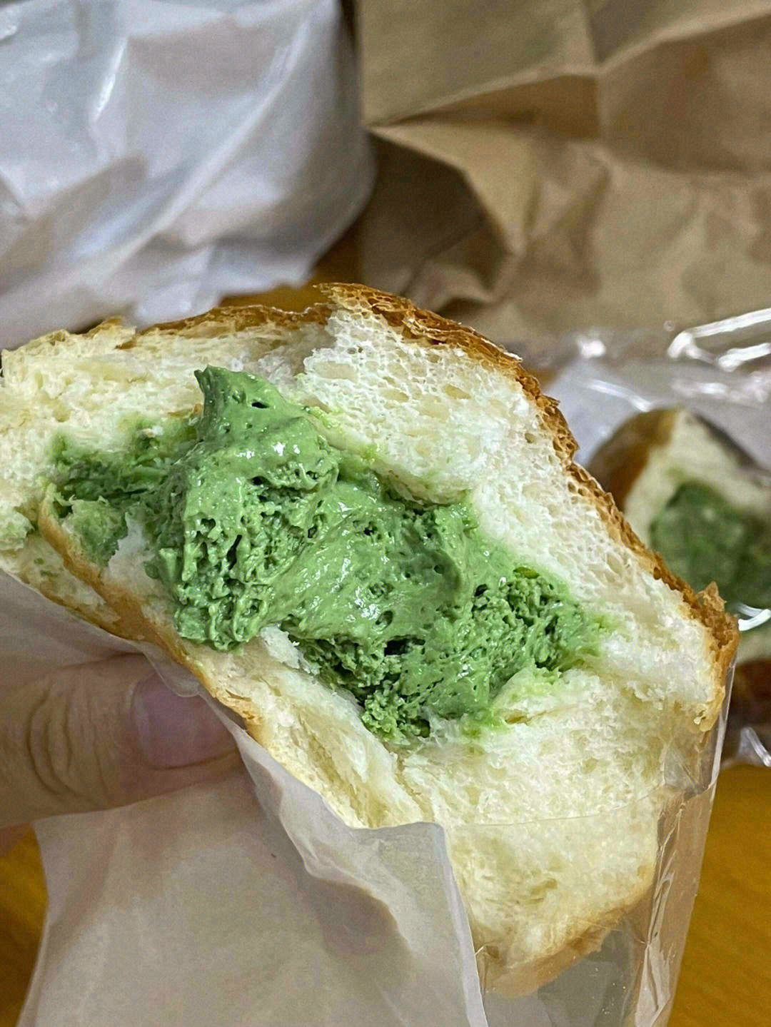 🍃抹茶颜色特别清新，软绵绵的口感😋 稍稍 配图1