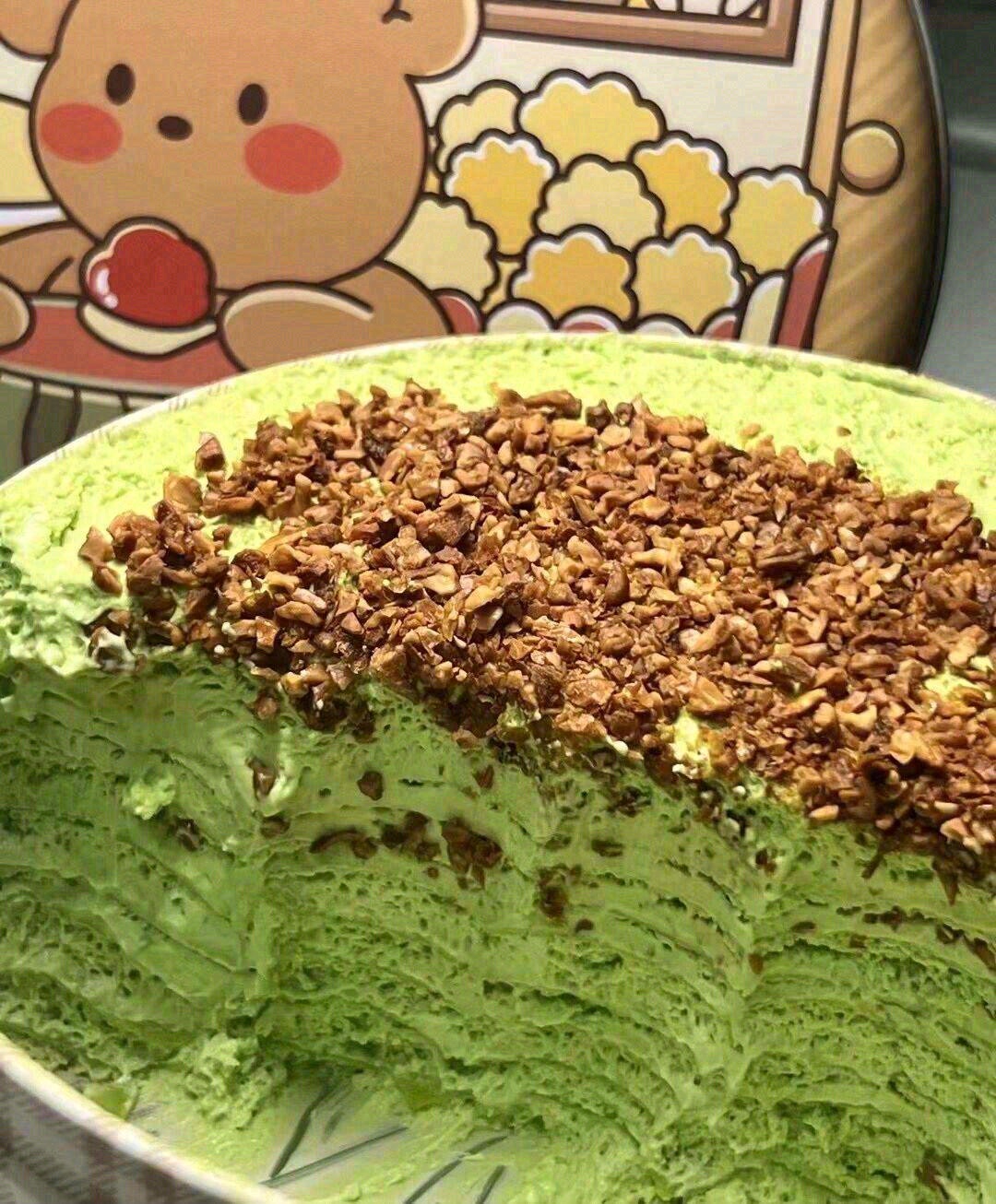 ✨表层撒上零星开心果碎，😋品尝时具有细碎 配图2