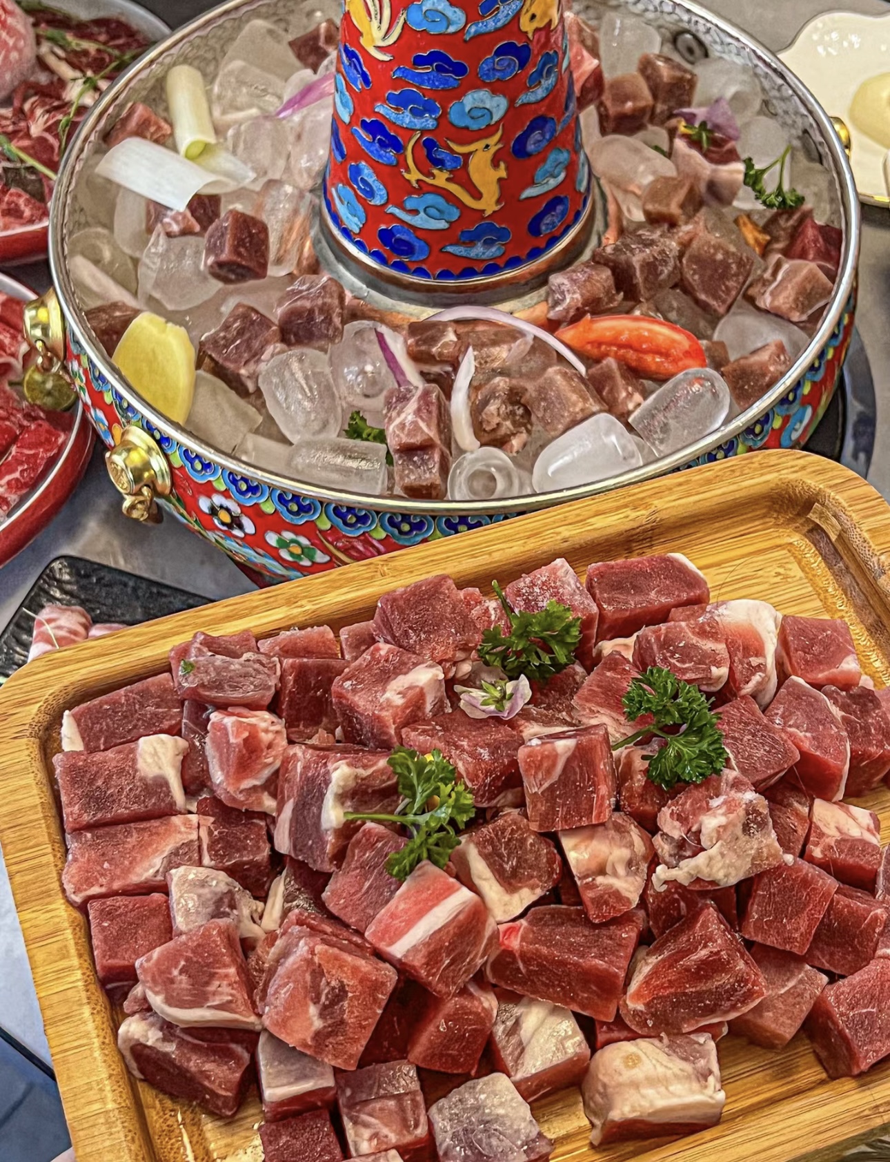 冰煮羊肉火锅，一场冰与火的奇妙邂逅。鲜嫩 配图3