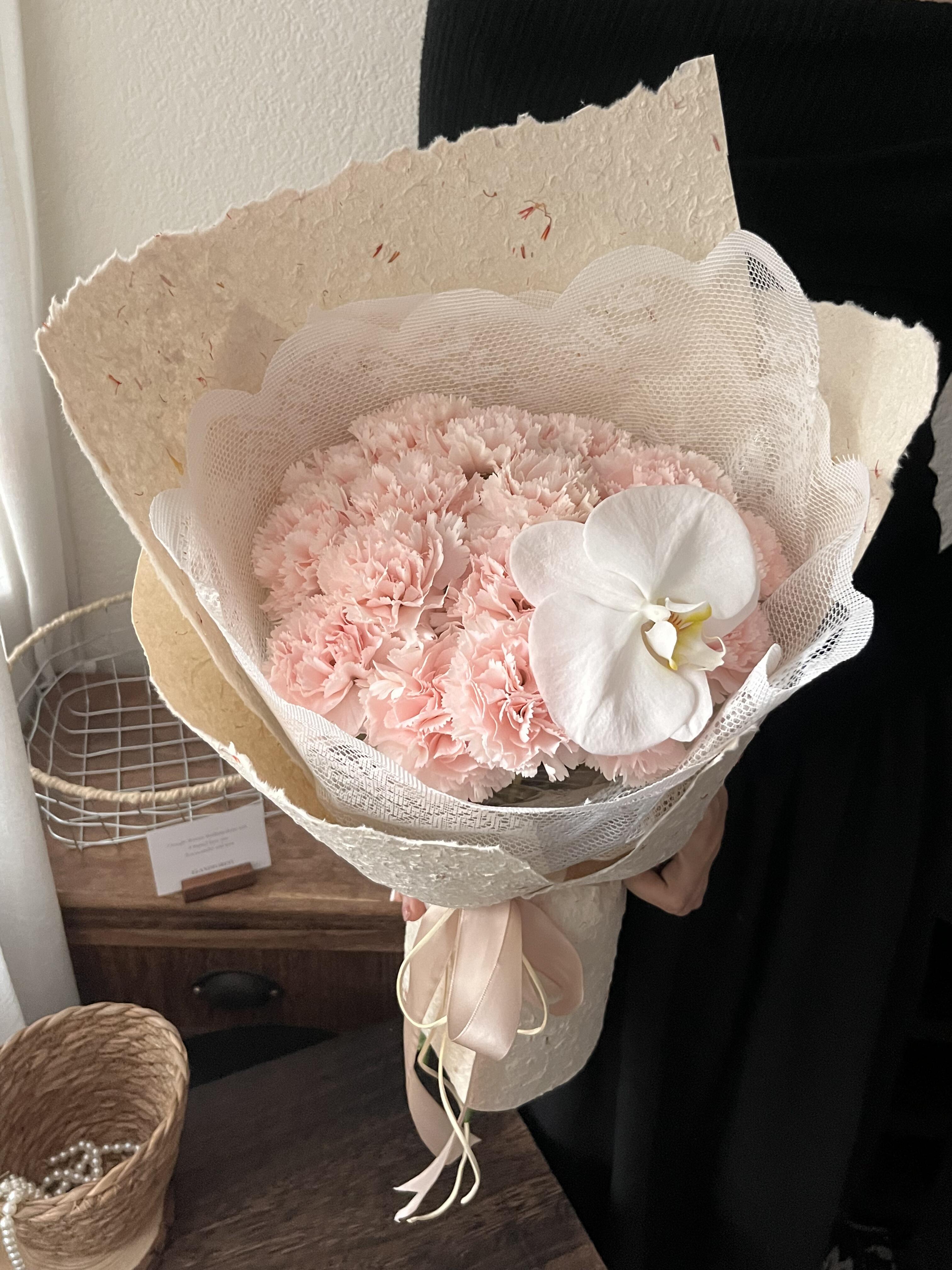 母亲节花束💐 如果爱在心口难开 担心💗词 配图2