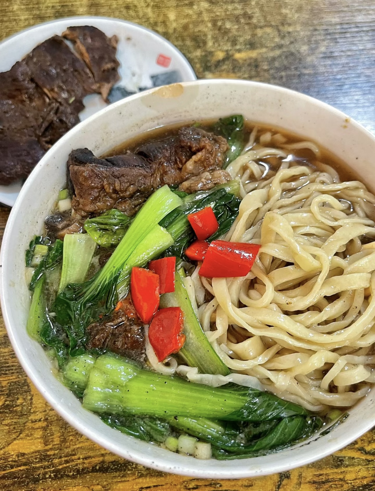 👍手工制作的杠子面，面条根根劲道👍，🍜口 配图3