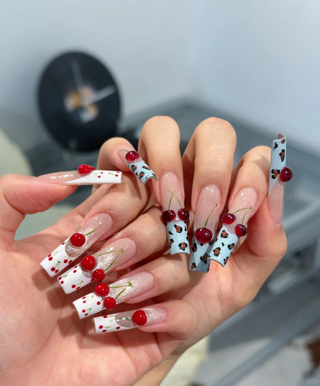 AB款 | 樱桃美甲🍒