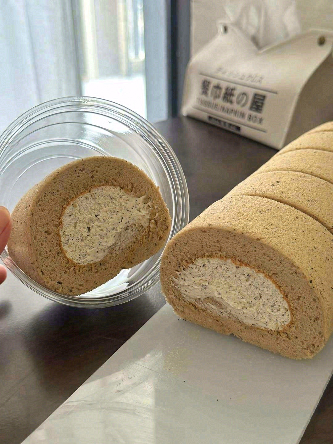 🌈好吃不腻的伯爵红茶卷🍰，蛋糕湿润绵软， 配图1