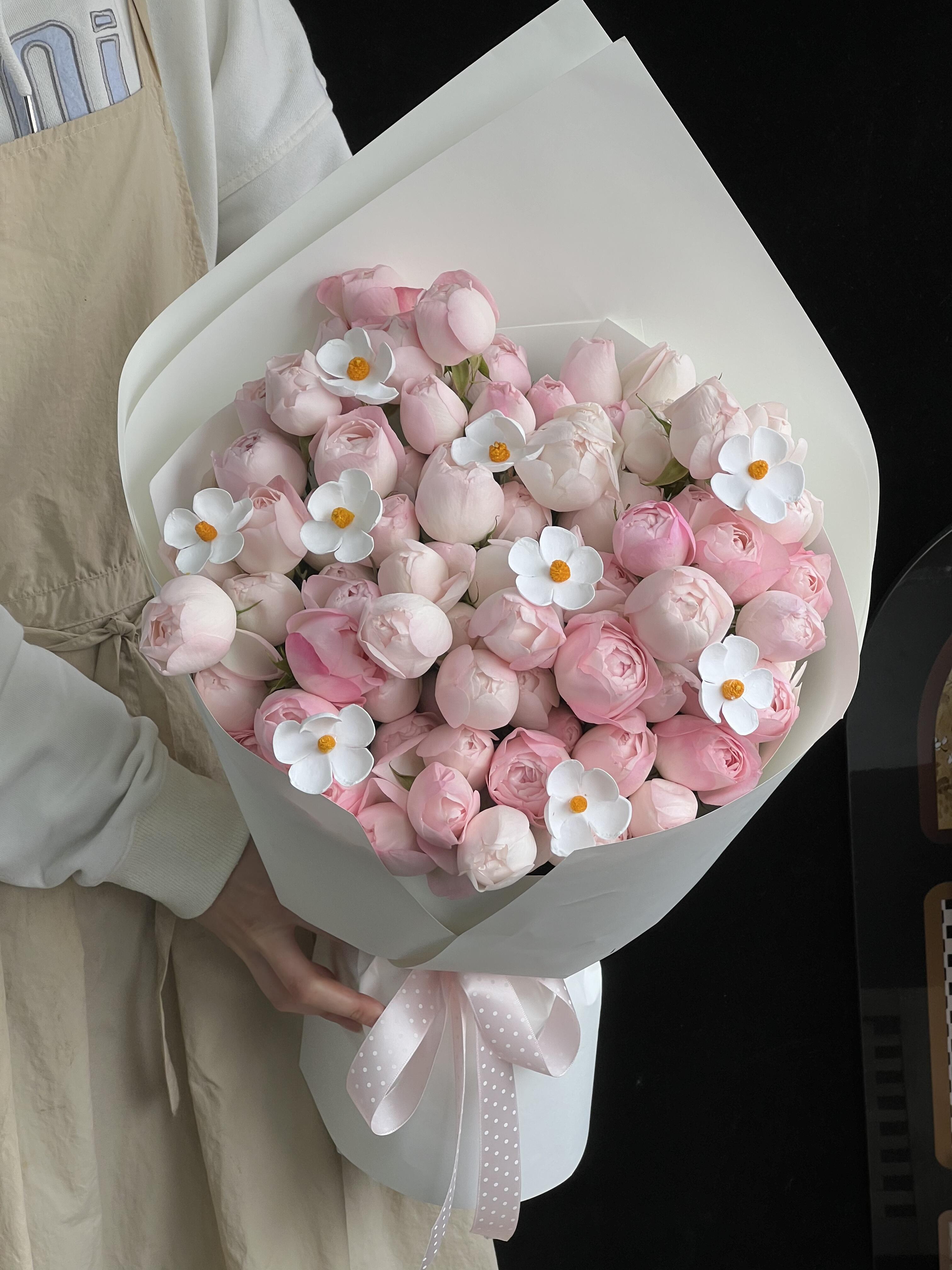 浅粉色草莓杏仁饼也太懂少女心了吧👀 像把 配图2