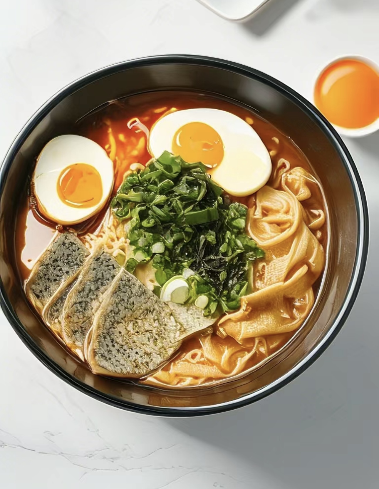 🍜 一碗面，一份情，满满的都是温暖🥰。  配图1