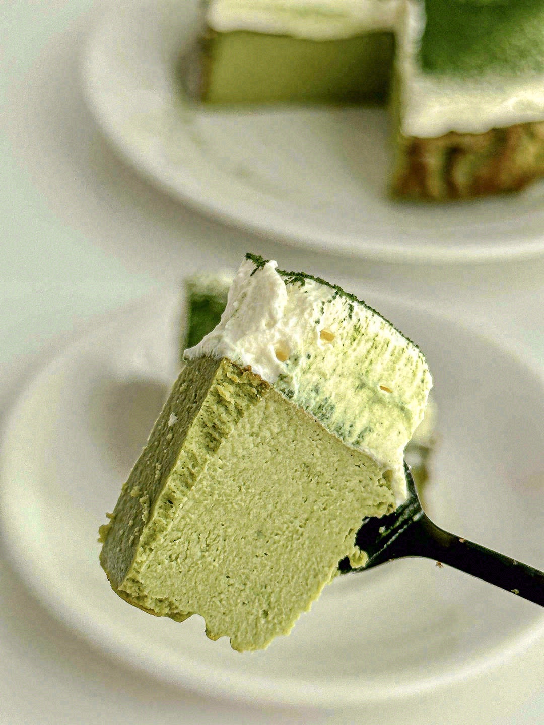 🍃绿油油的流心抹茶巴斯克芝士蛋糕🍰，简约 配图1