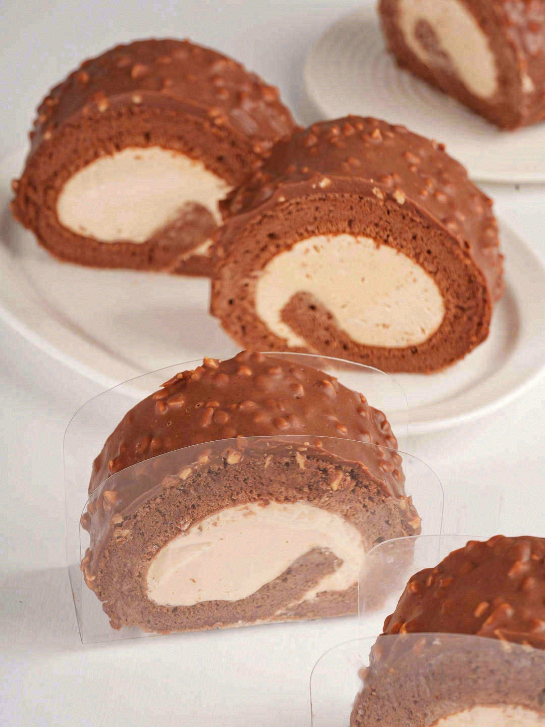 🍫外层巧克力皮超级酥脆，💫裹上柔软的糕体 配图3