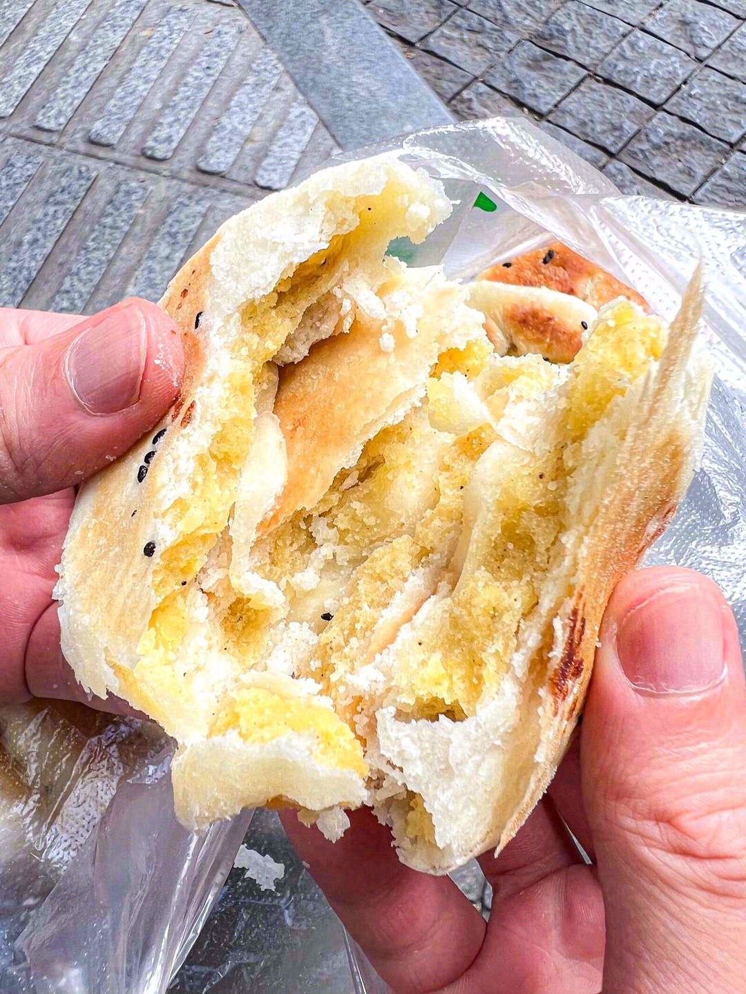 🥞清甜的绿豆馅饼，解馋不腻，吃一口就爱上 配图1