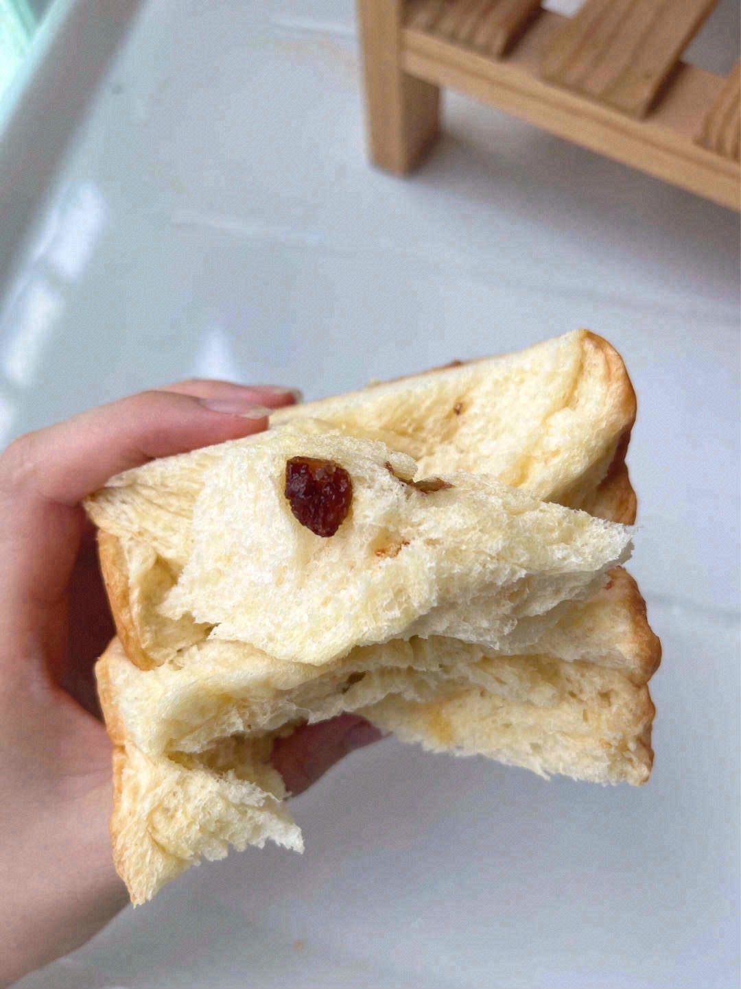 🍞鲜奶提子吐司，朗姆酒浸泡过后的提子🍇加 配图1