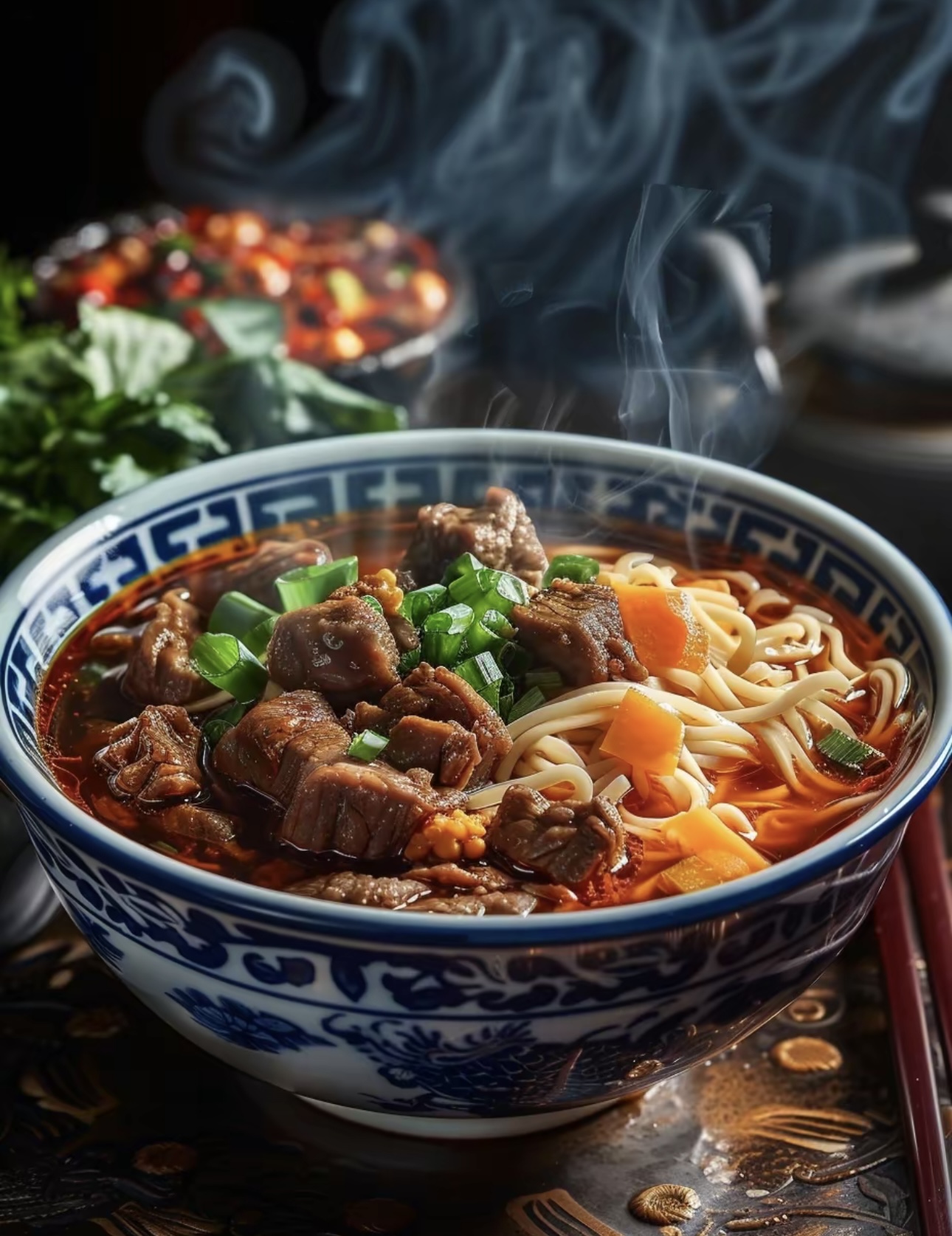 美好的一天，从一碗牛肉面开始 虽是家常味